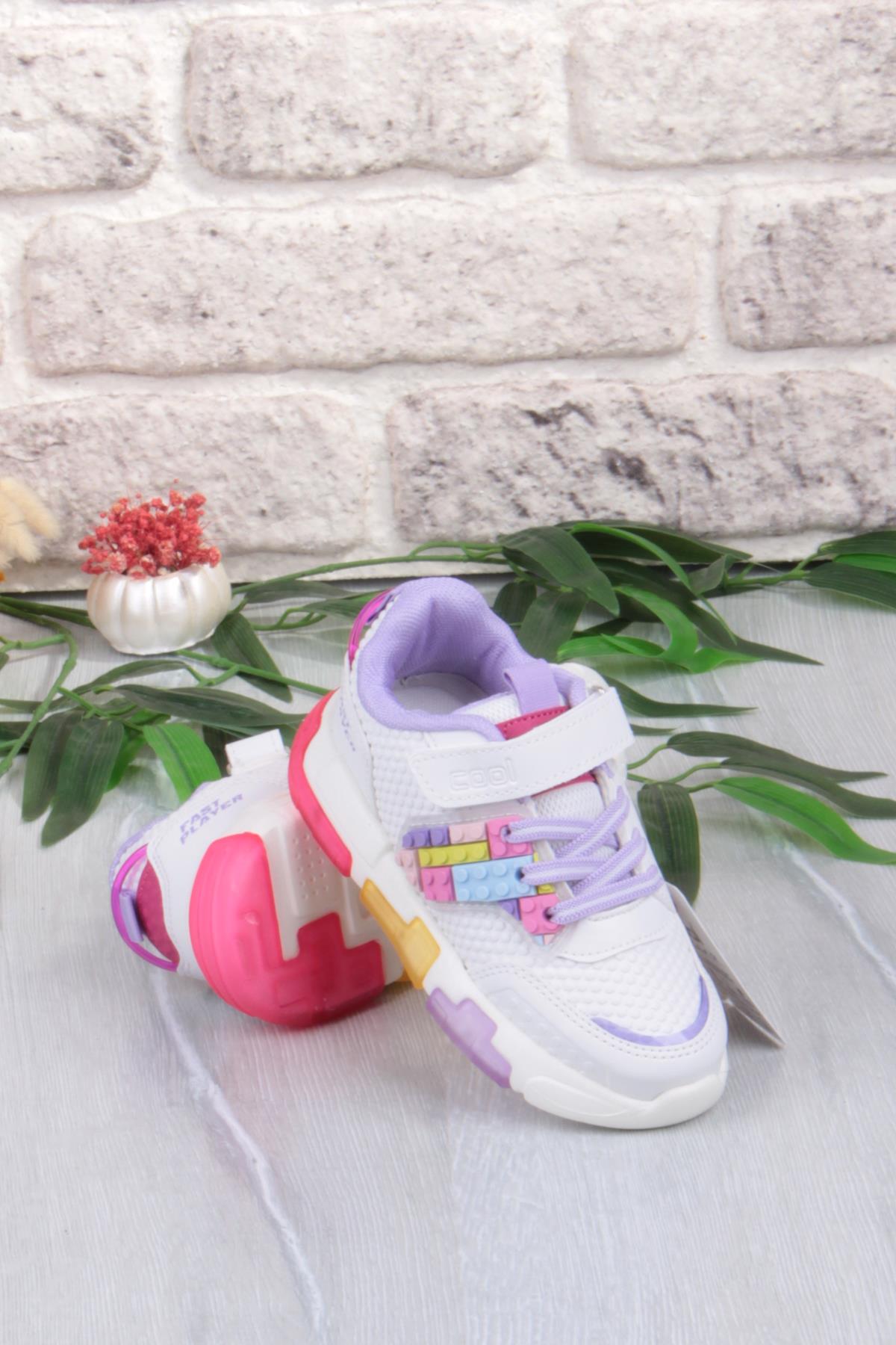 Cool Heros Rahat Logo Desenli Işıklı Kız Çocuk Ayakkabı - Görsel 5