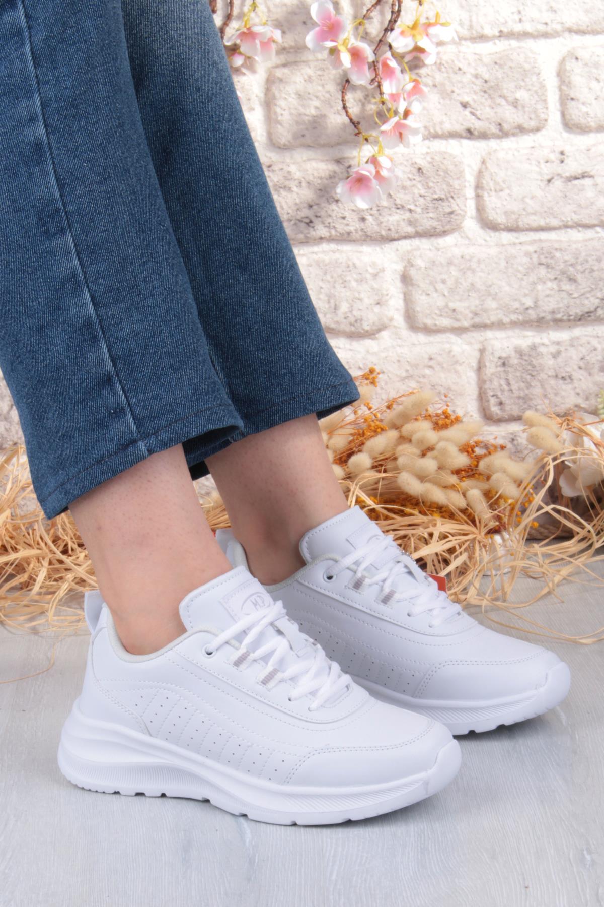 252 6065 Rahat Hafif Orjinal Ürün Kadın Spor Ayakkabı - Görsel 2