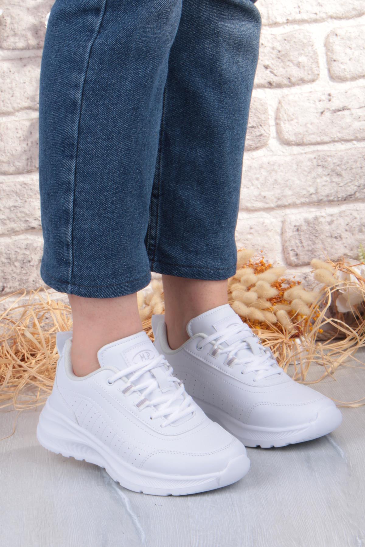 252 6065 Rahat Hafif Orjinal Ürün Kadın Spor Ayakkabı - Görsel 4