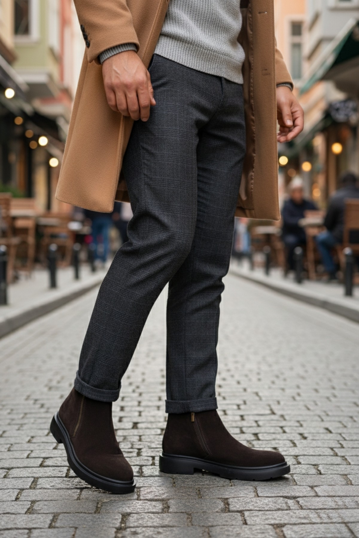 ASTRA Hakiki Deri Çift Fermuarlı Erkek Casual Kışlık Bot - Görsel 6