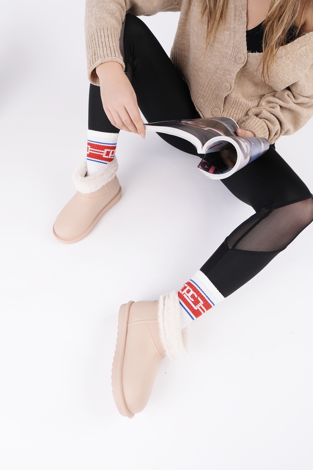 FROSTY Kadın Kürklü Yağmur Ve Kar Botu - Görsel 4