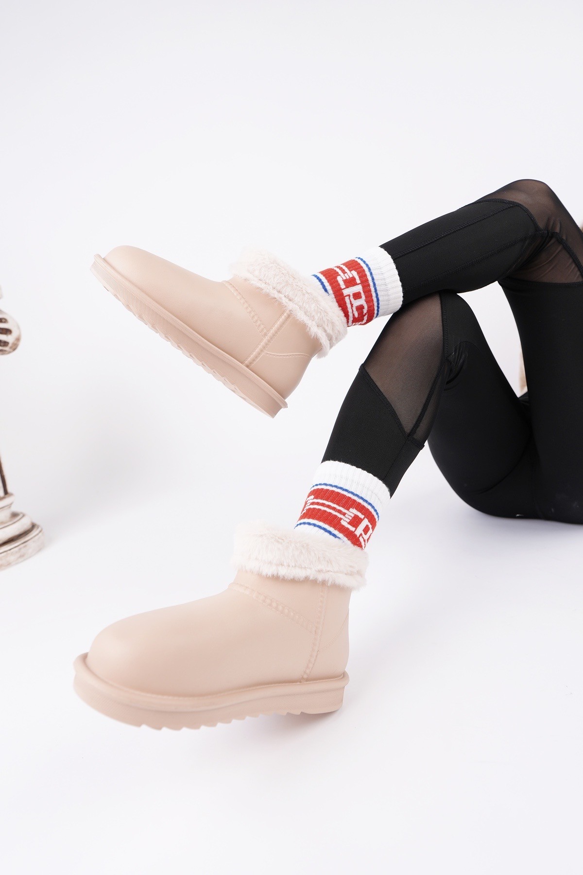 FROSTY Kadın Kürklü Yağmur Ve Kar Botu - Görsel 5