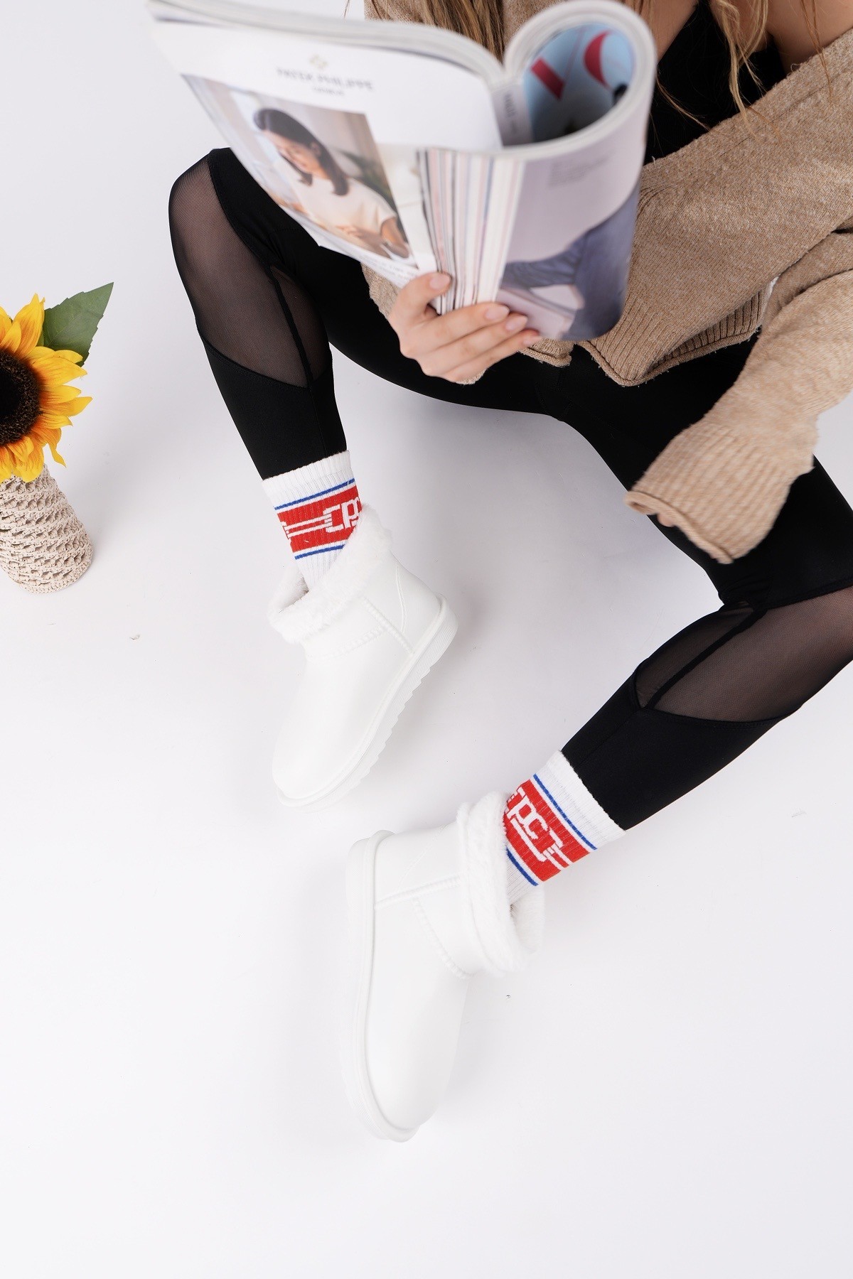 FROSTY Kadın Kürklü Yağmur Ve Kar Botu - Görsel 3