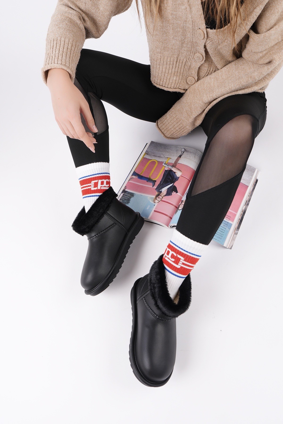 FROSTY Kadın Kürklü Yağmur Ve Kar Botu - Görsel 2