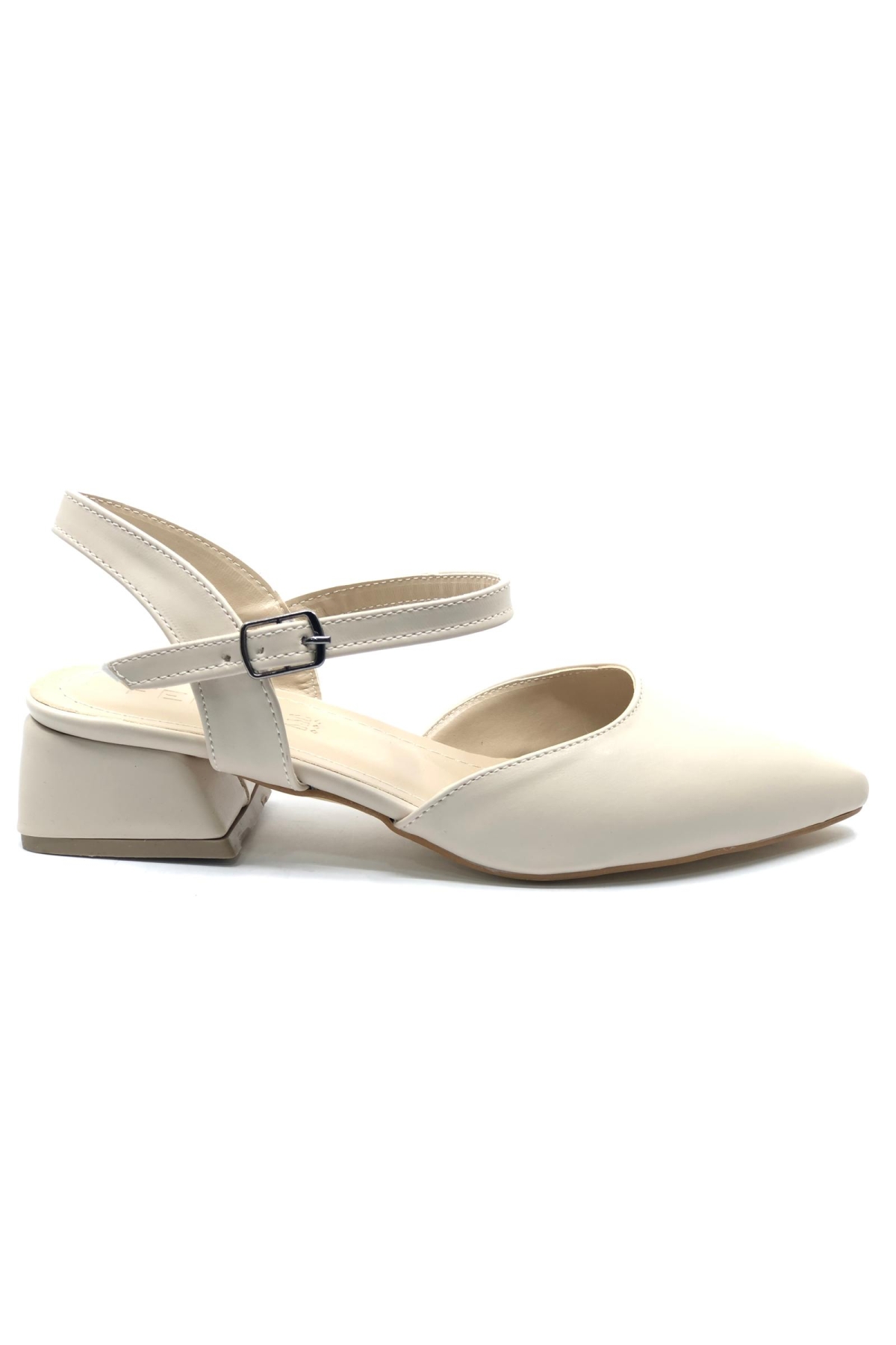 Kısa Topuk Kadın Babet Ayakkabı - Görsel 3