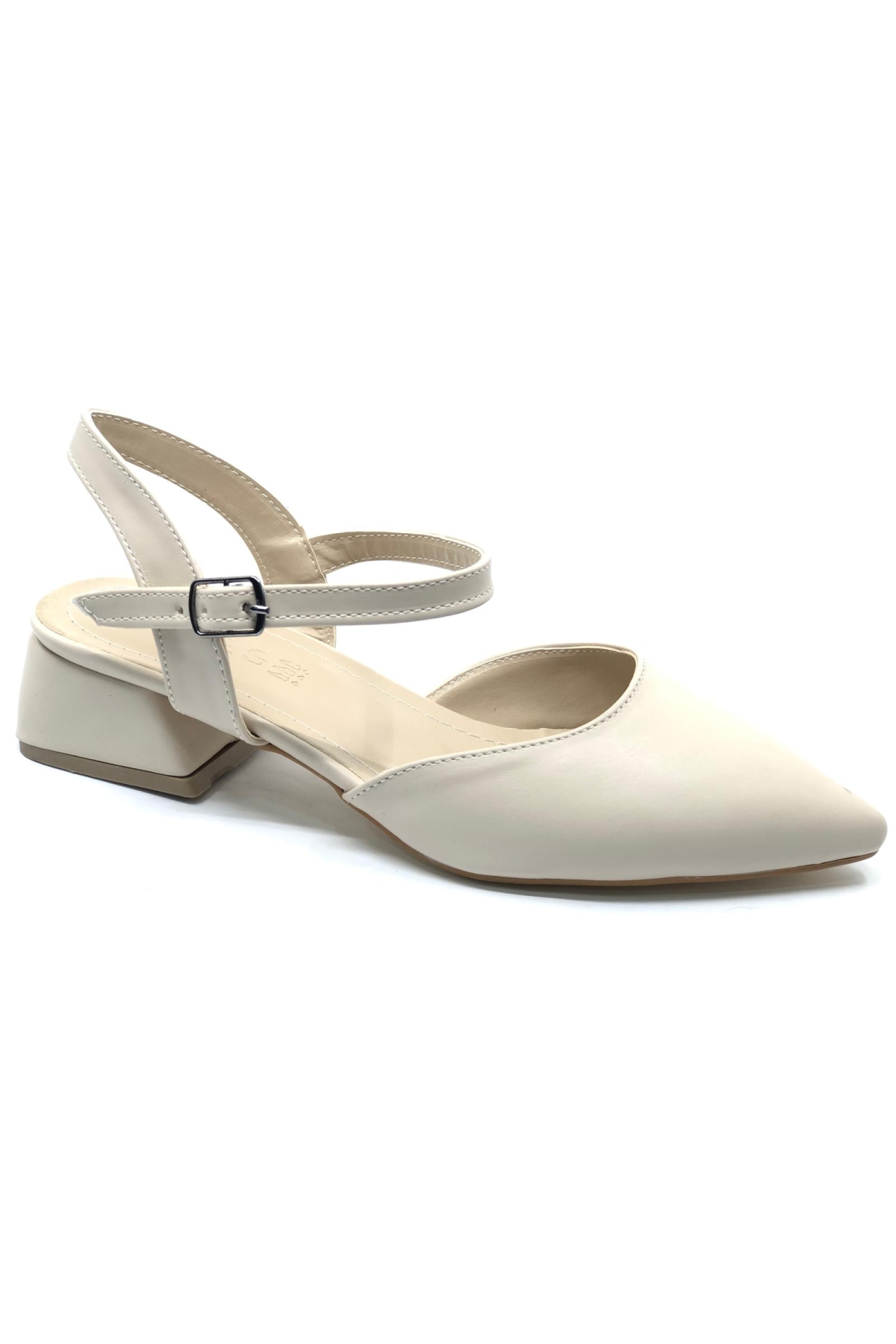 Kısa Topuk Kadın Babet Ayakkabı - Görsel 4