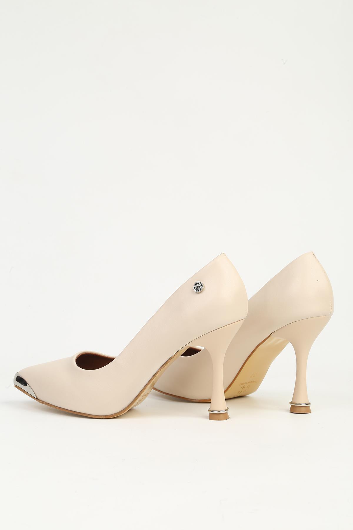 Bej Topuklu Ayakkabı PC-55118 - Görsel 4