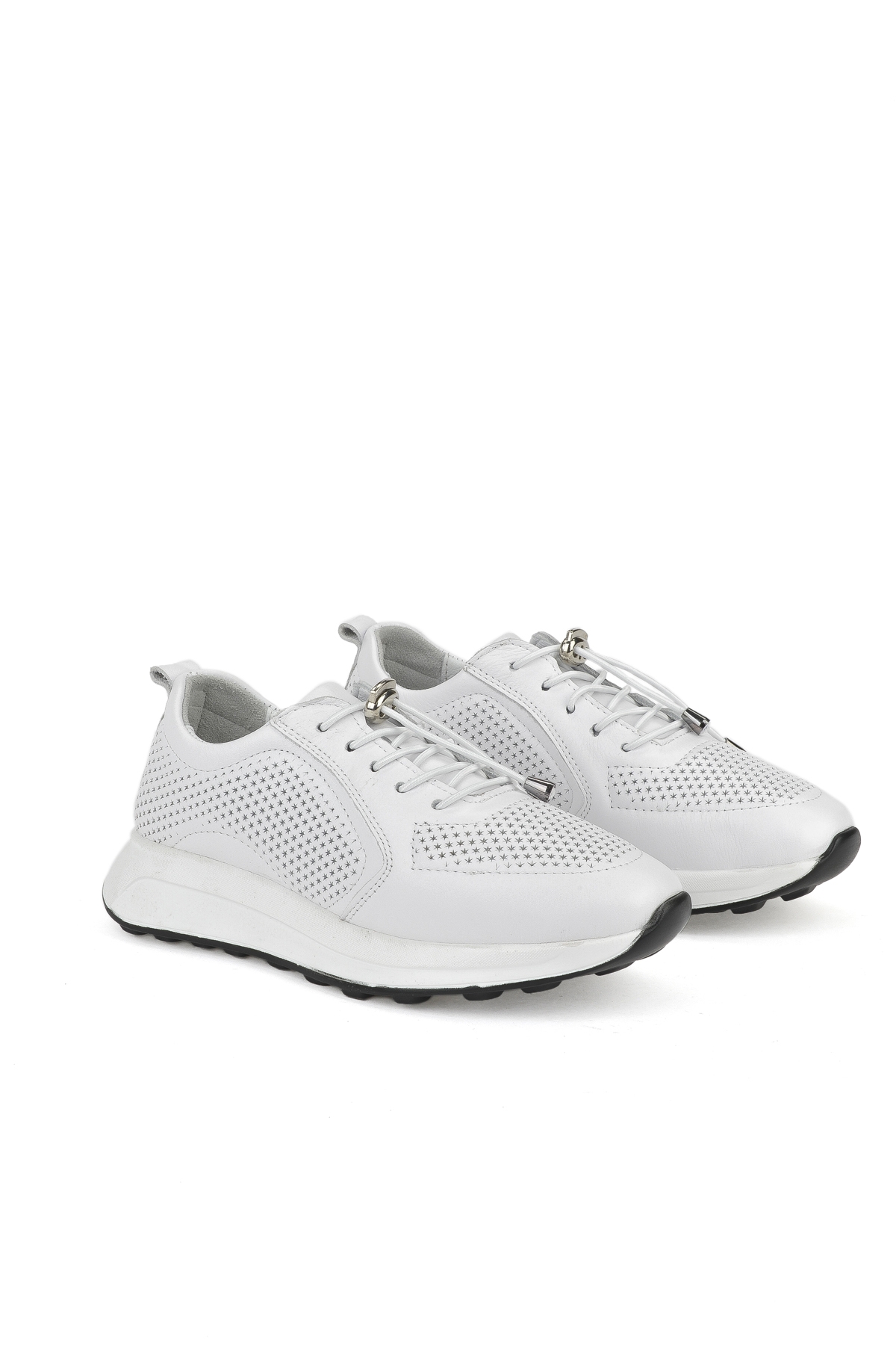 Kadın Hakiki Deri Sneaker 1511050Z2341 Beyaz - Görsel 3