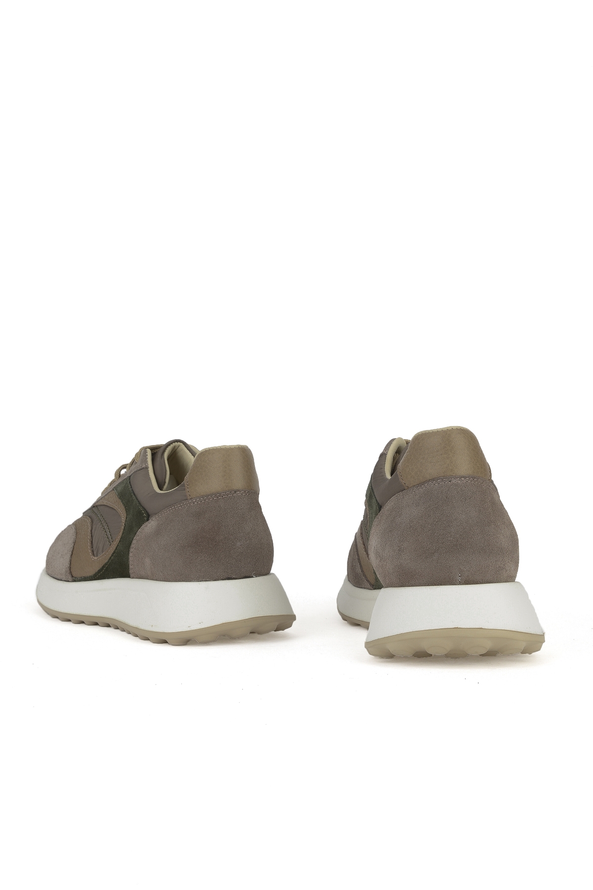 Erkek Hakiki Deri Sneaker 1531026Z313 Taupe - Görsel 4