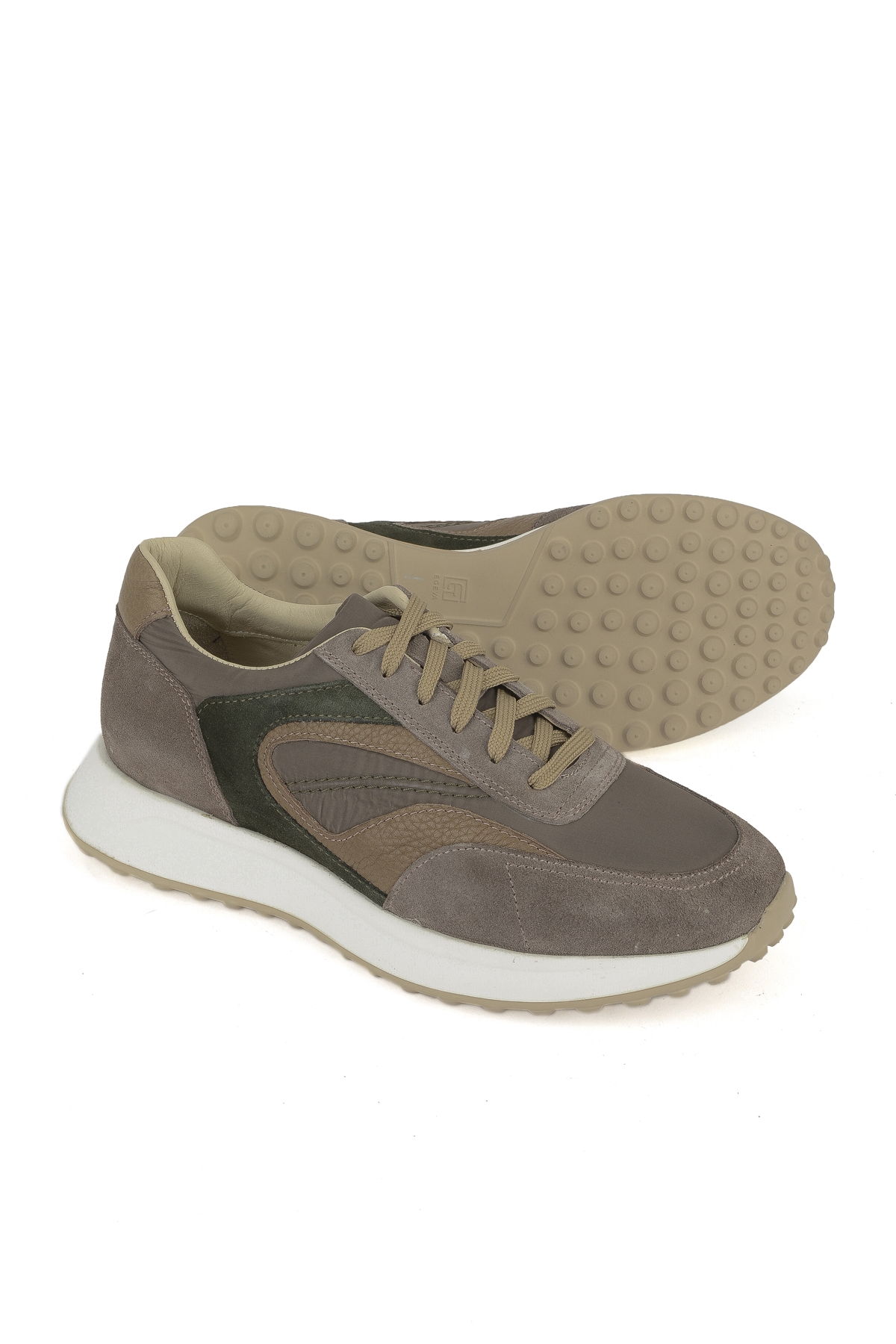 Erkek Hakiki Deri Sneaker 1531026Z313 Taupe - Görsel 5