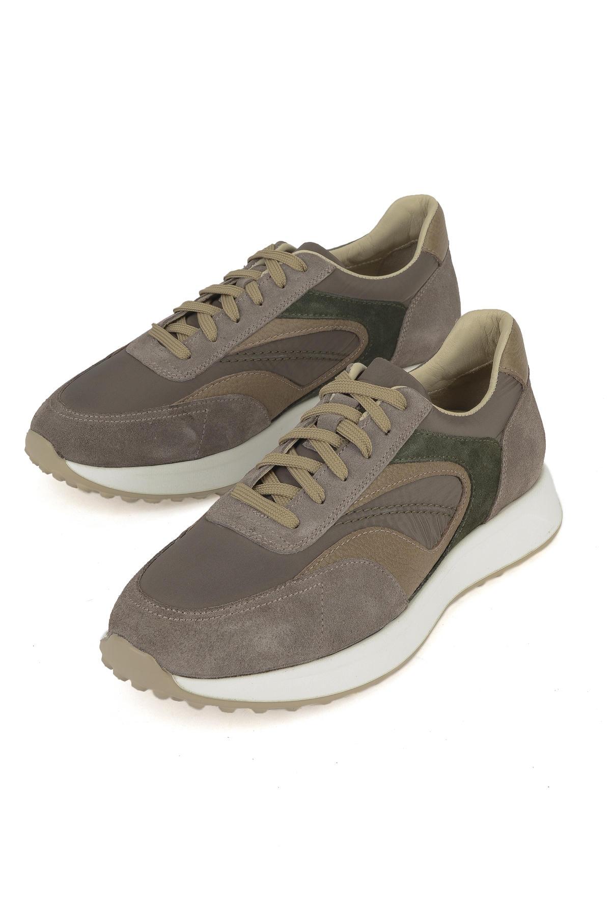 Erkek Hakiki Deri Sneaker 1531026Z313 Taupe - Görsel 6