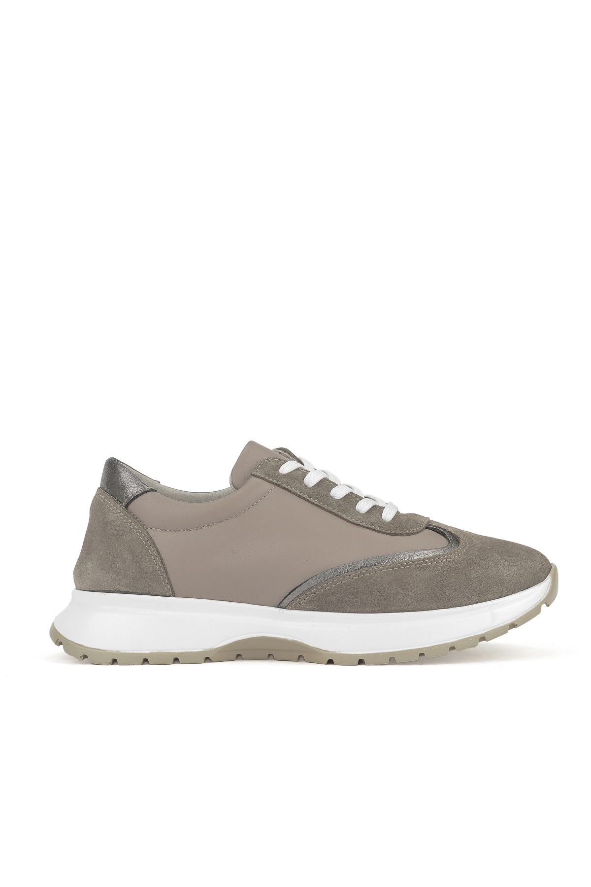 Kadın Hakiki Deri Sneaker 1531050Z26501005K Vizon - Görsel 2