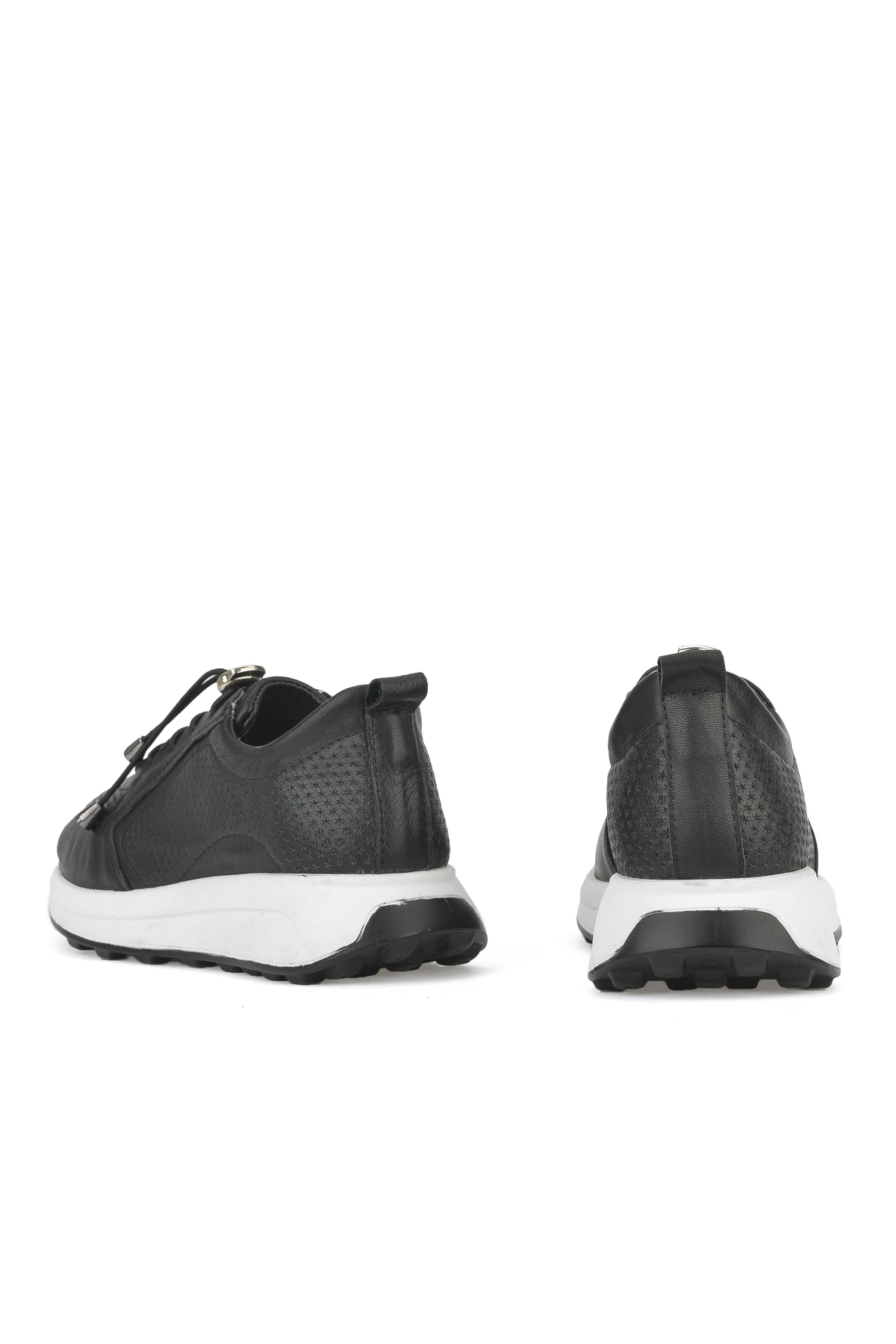 Kadın Hakiki Deri Sneaker 1511050Z2341 Siyah - Görsel 4