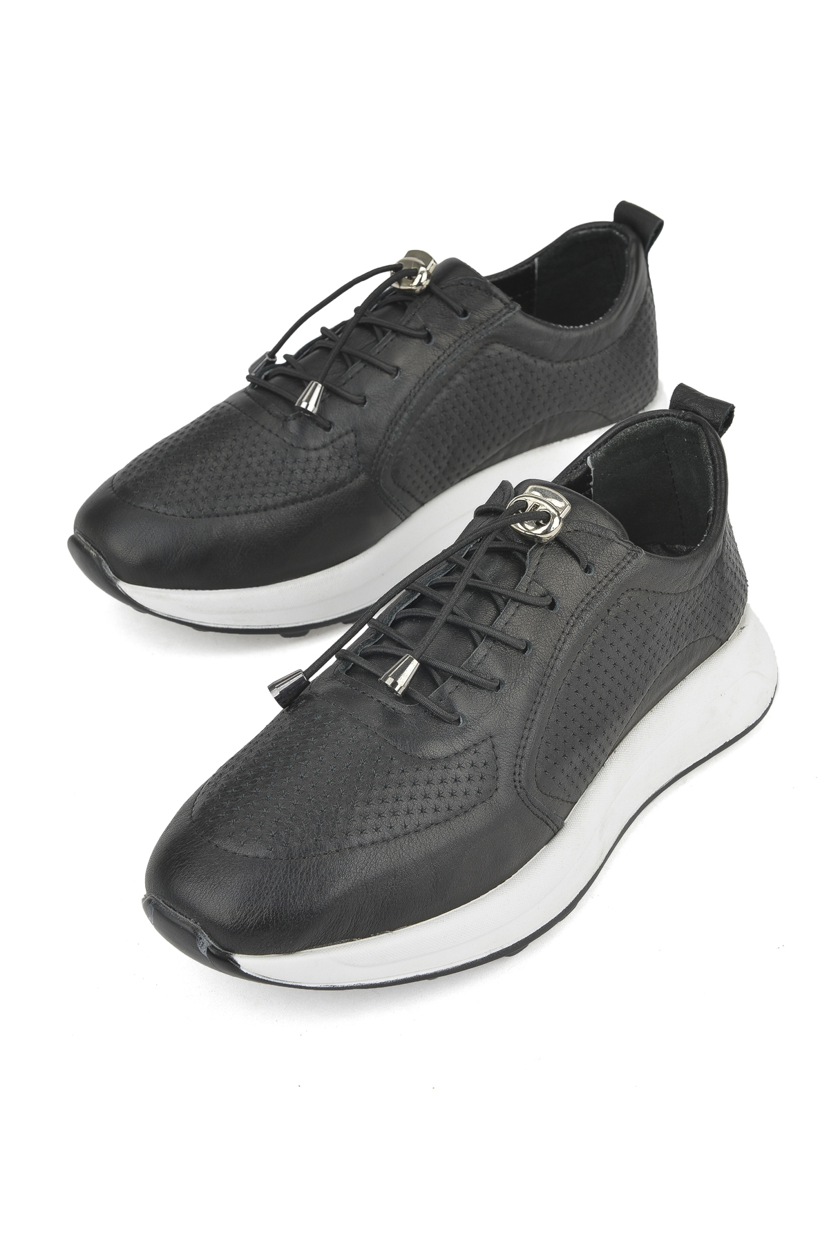 Kadın Hakiki Deri Sneaker 1511050Z2341 Siyah - Görsel 6