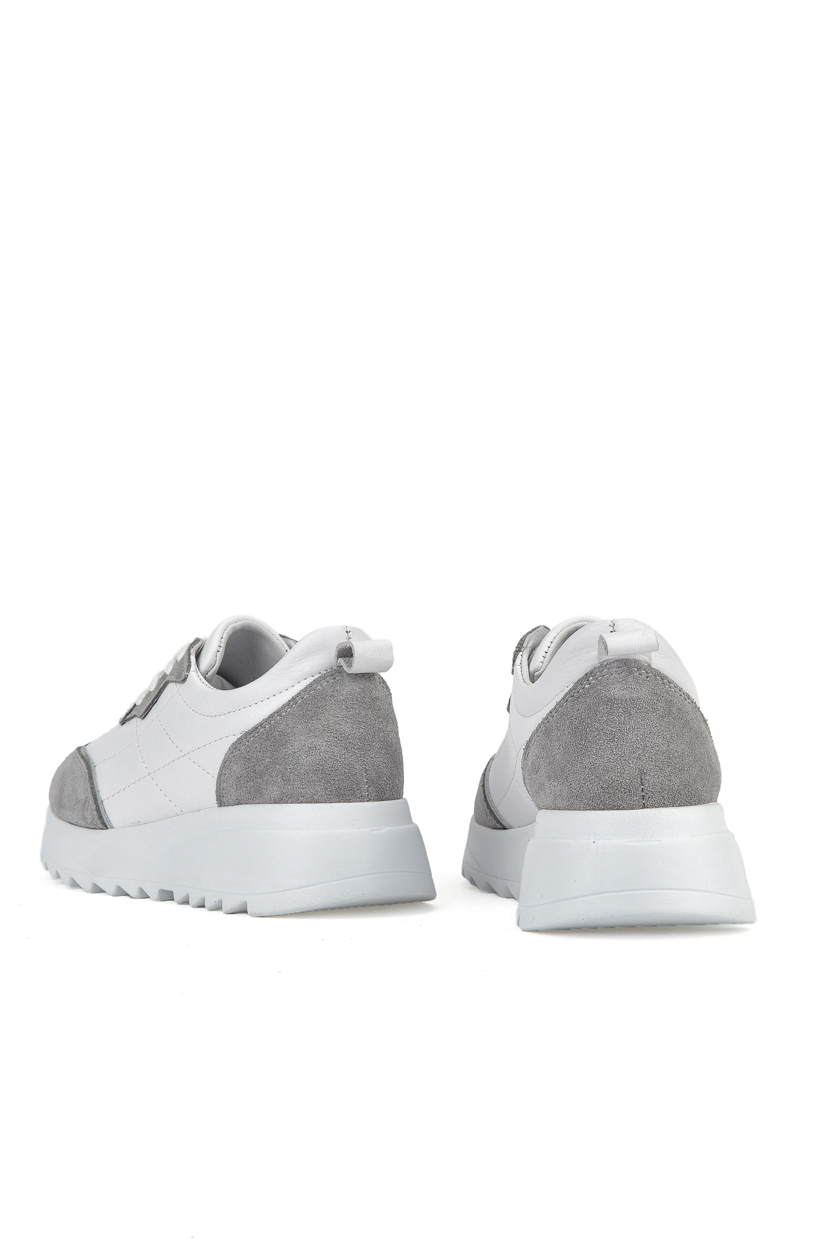 Kadın Hakiki Deri Sneaker 1531050Z26802420PK Beyaz - Görsel 4