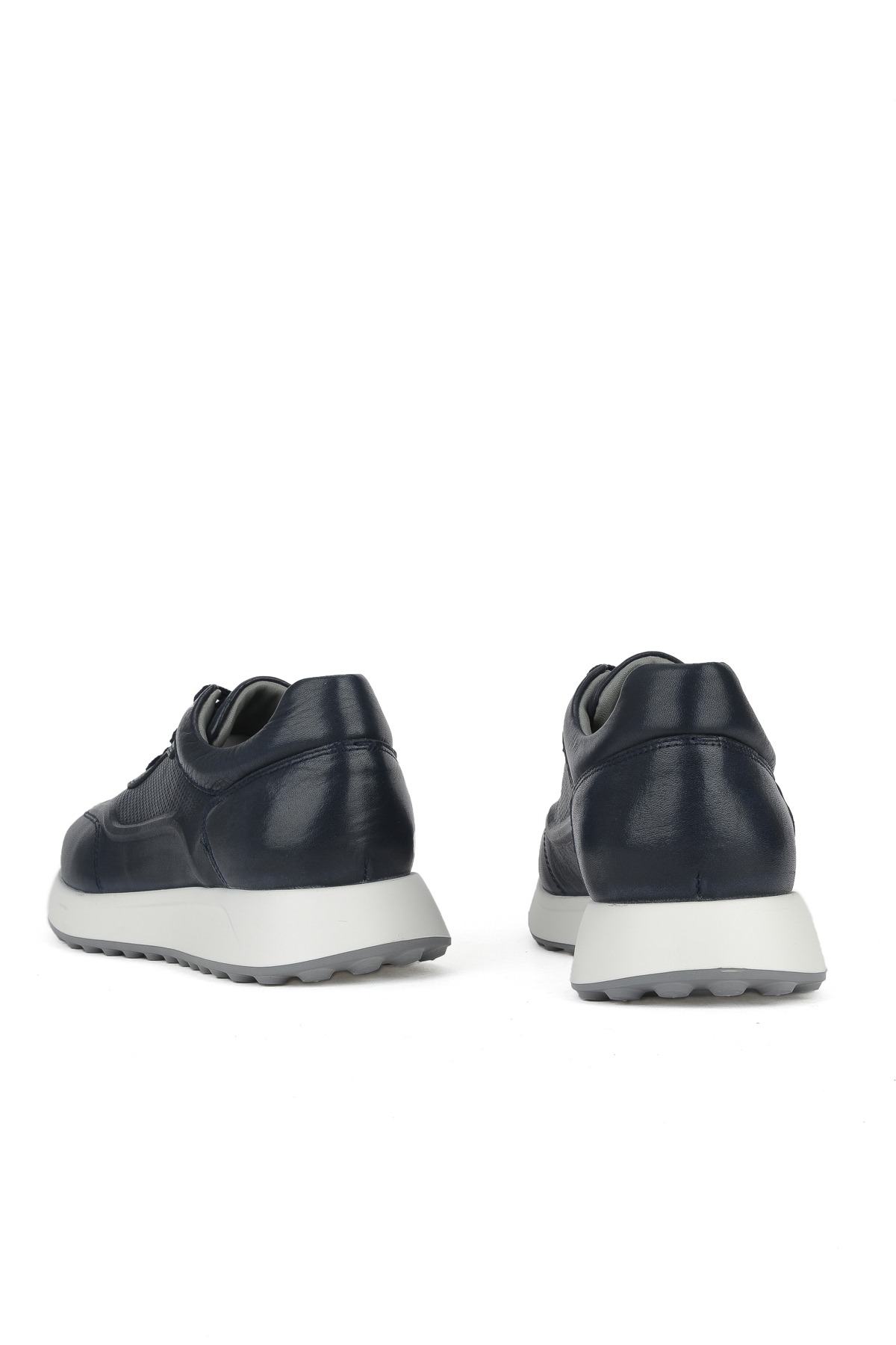 Erkek Hakiki Deri Sneaker 1531026Z290 Lacivert - Görsel 4