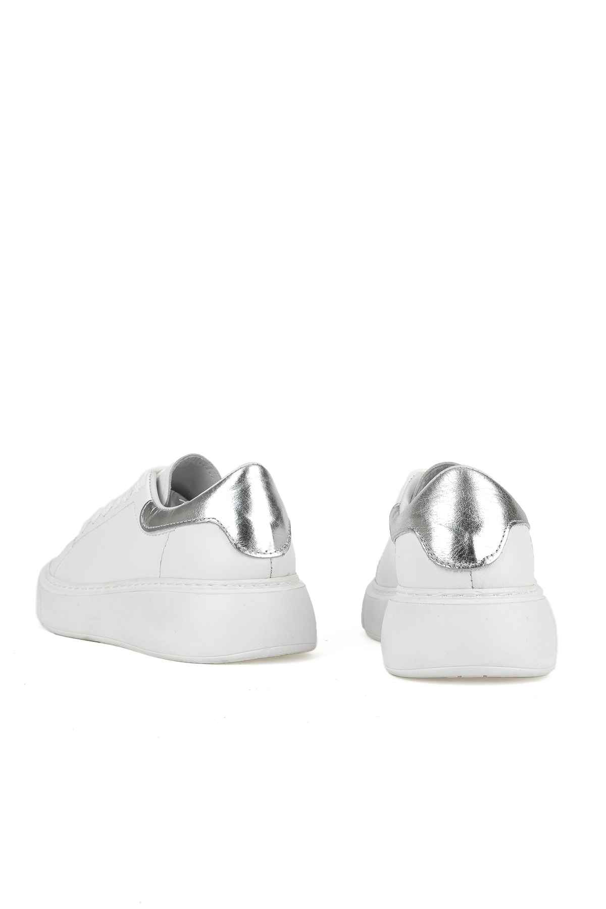 Kadın Hakiki Deri Sneaker 1531050Z26802370K Beyaz - Görsel 4