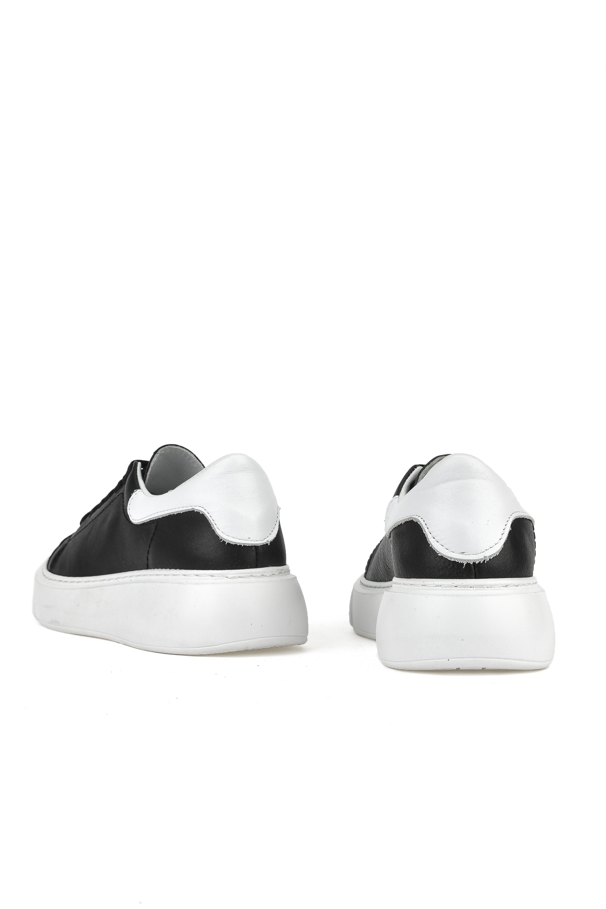 Kadın Hakiki Deri Sneaker 1531050Z26802370K Siyah - Görsel 4