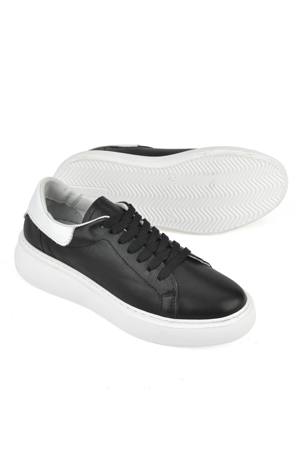 Kadın Hakiki Deri Sneaker 1531050Z26802370K Siyah - Görsel 5