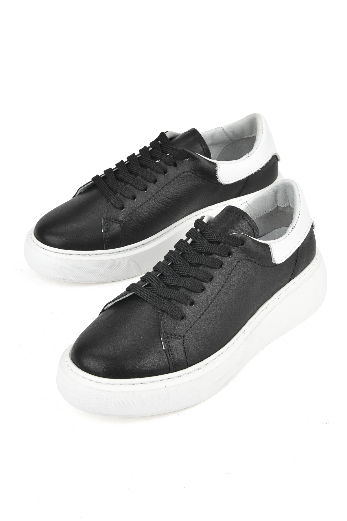 Kadın Hakiki Deri Sneaker 1531050Z26802370K Siyah - Görsel 6