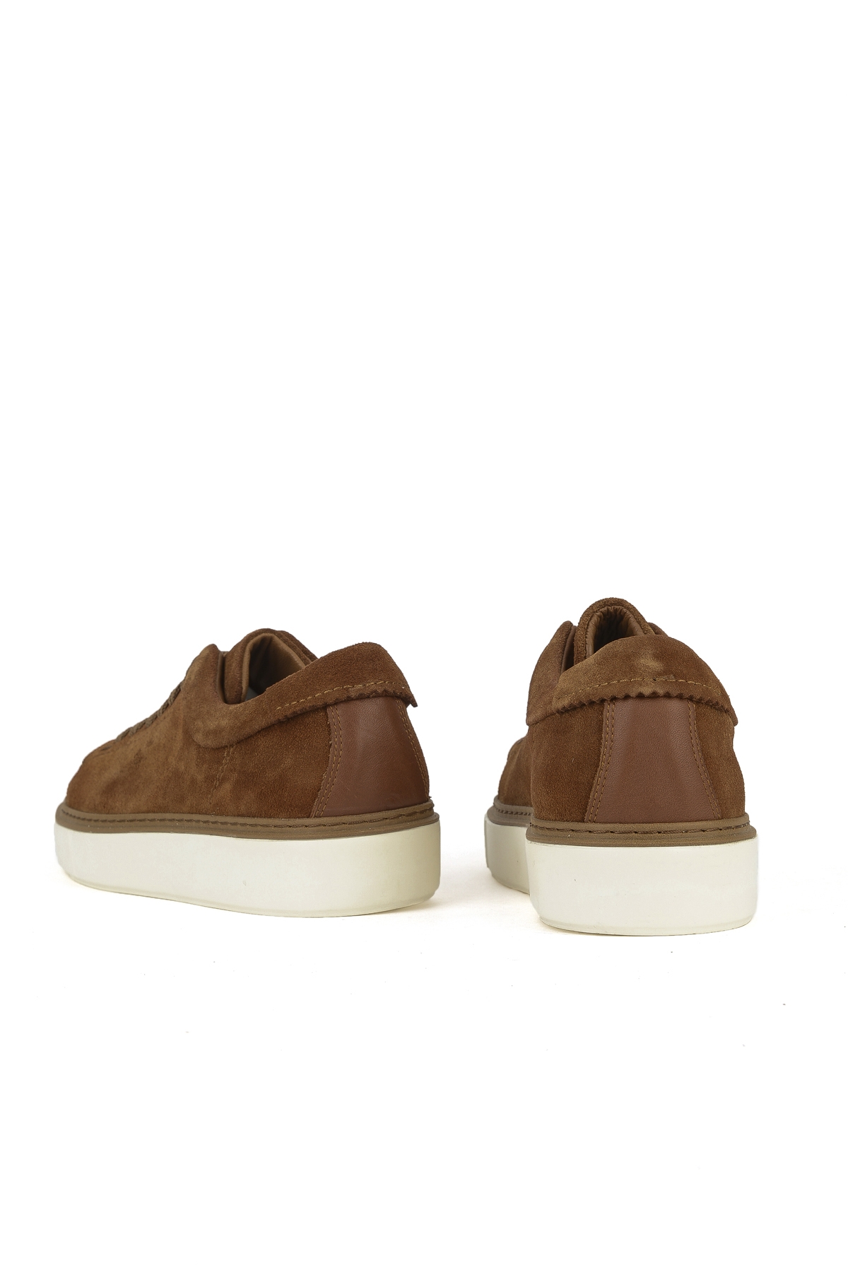 Erkek Hakiki Deri Sneaker 1531026ZH182 Tütün - Görsel 4