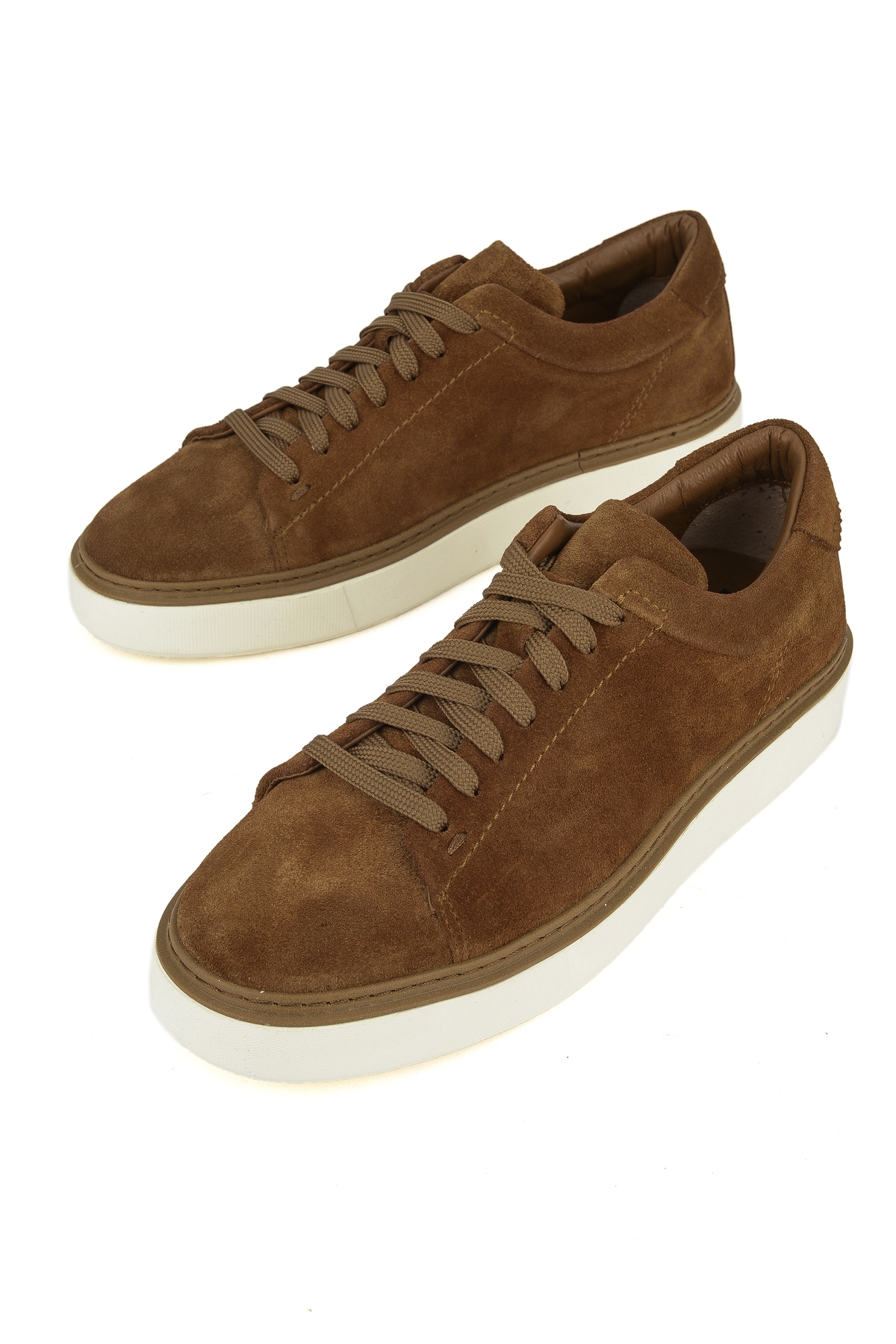 Erkek Hakiki Deri Sneaker 1531026ZH182 Tütün - Görsel 6