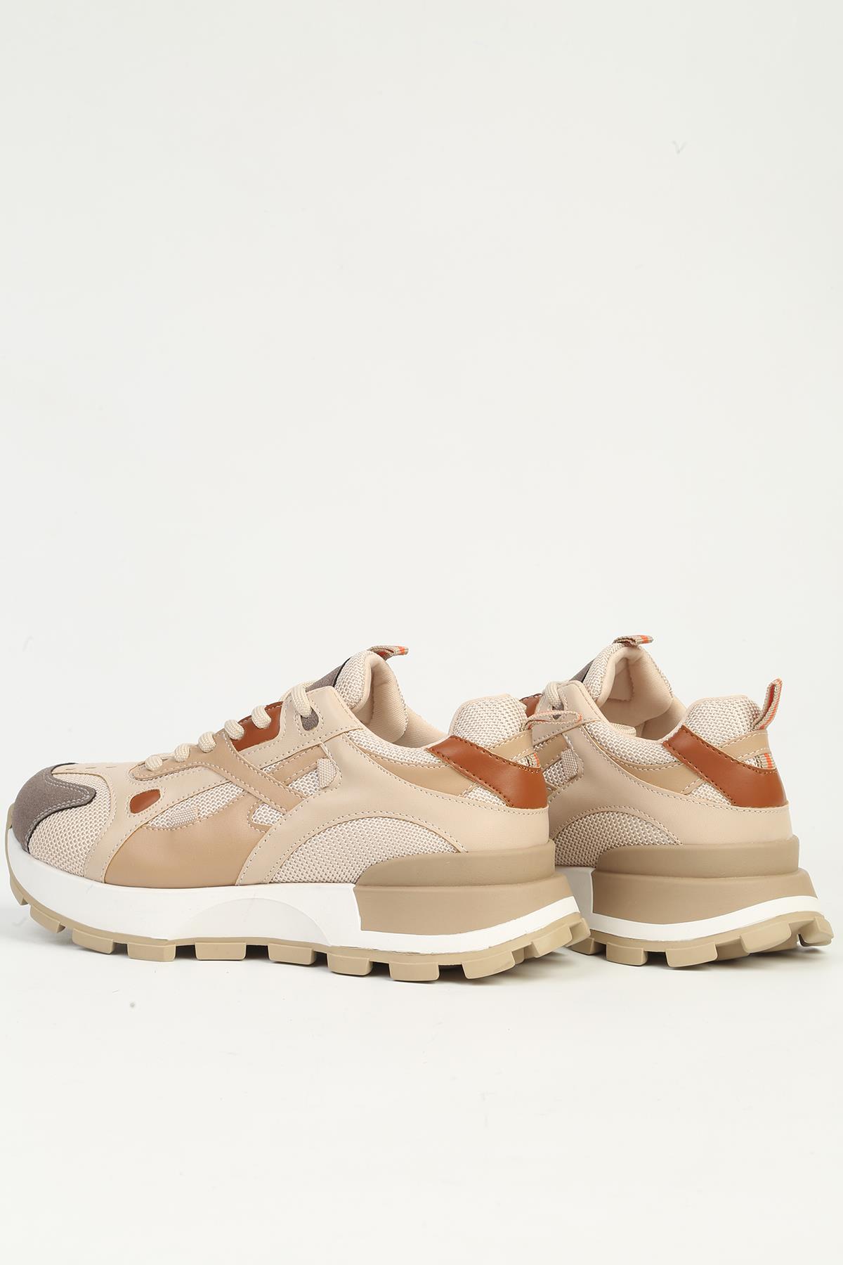 Bej Sneaker PC-55091 - Görsel 4