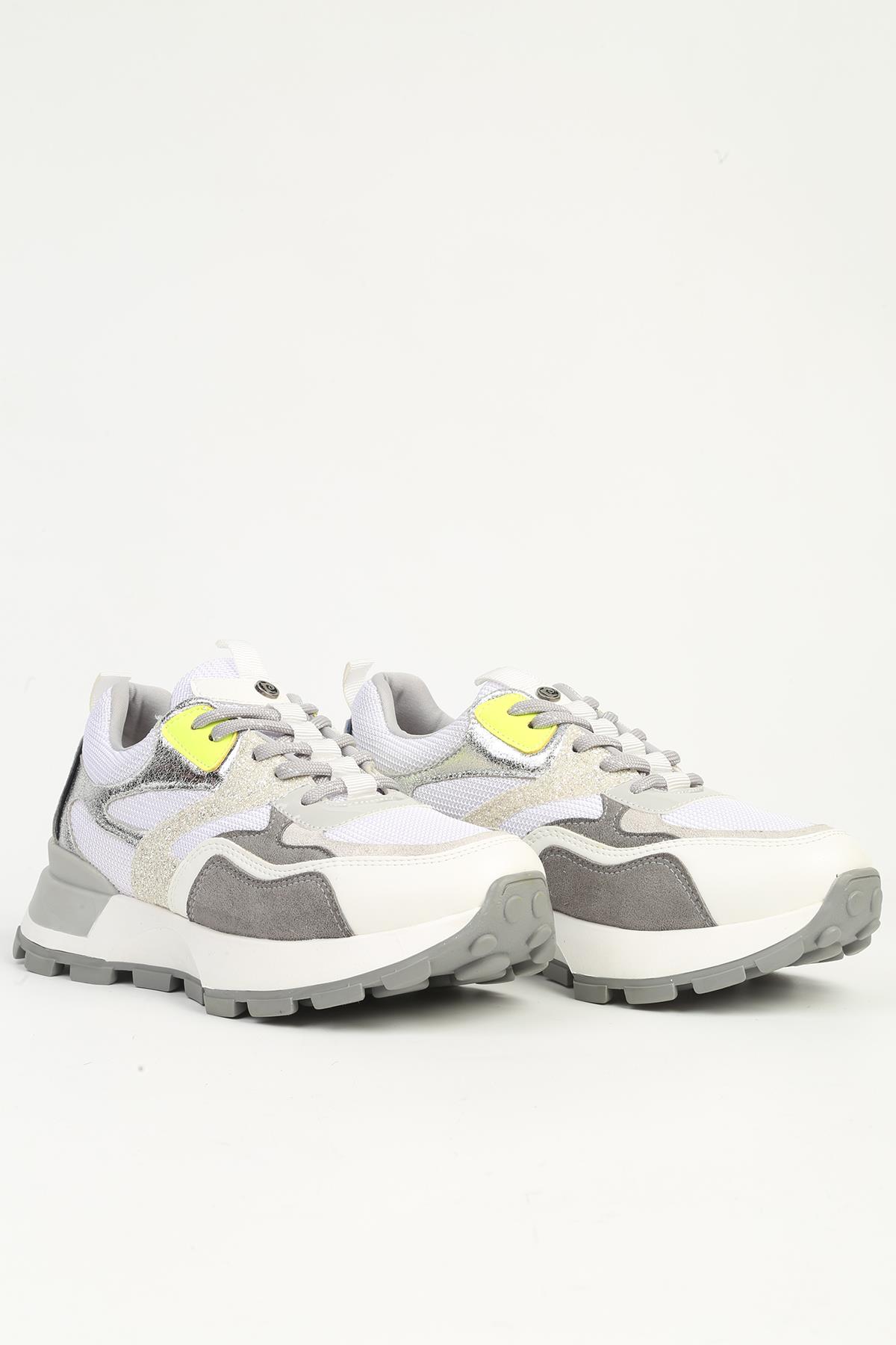 Beyaz Sneaker PC-55065 - Görsel 3