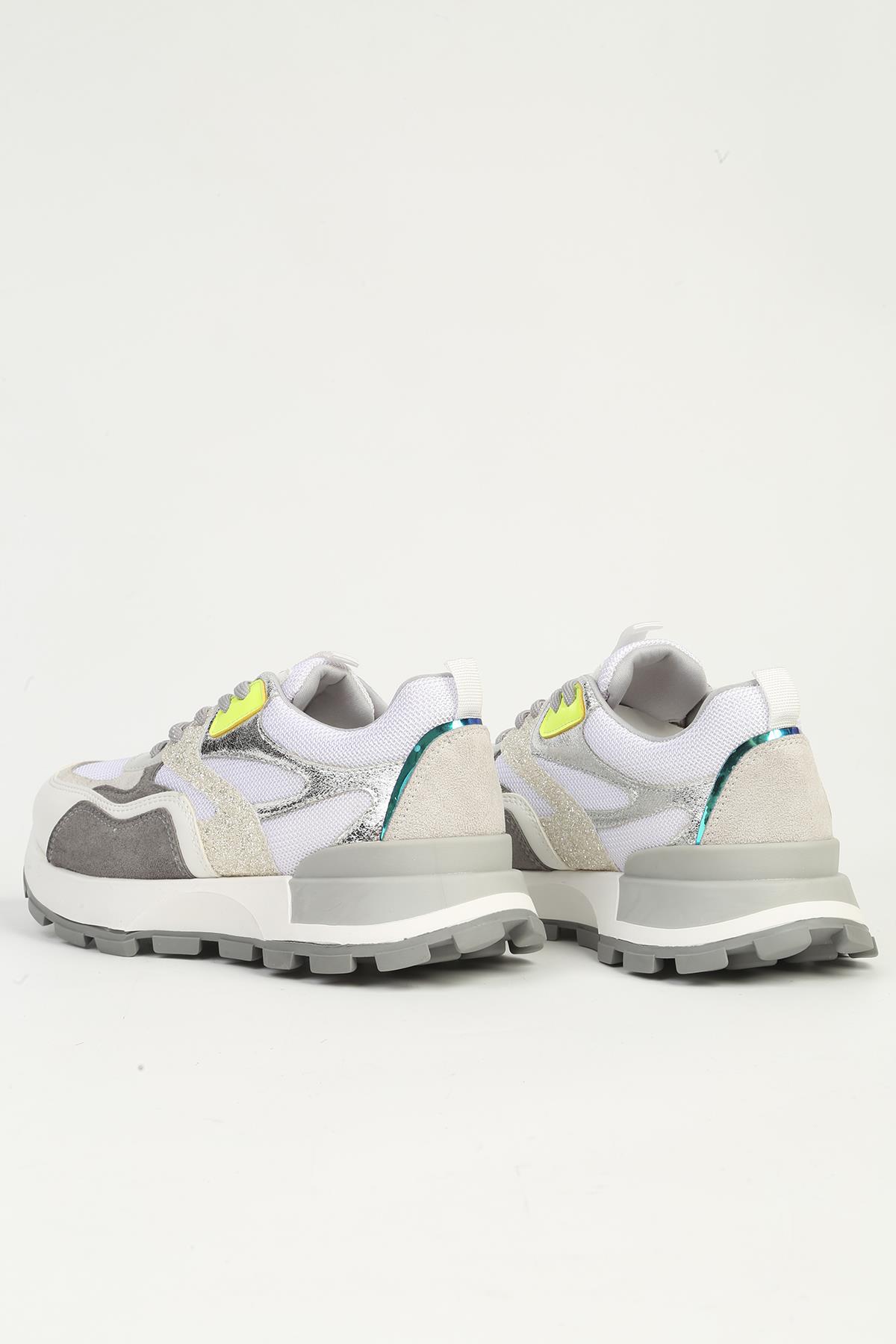 Beyaz Sneaker PC-55065 - Görsel 4