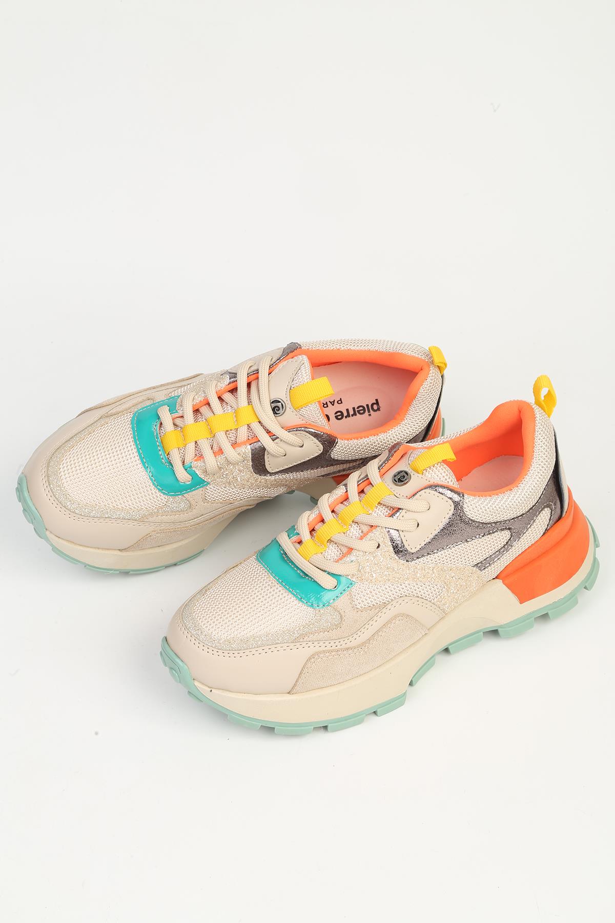 Bej Sneaker PC-55065 - Görsel 5