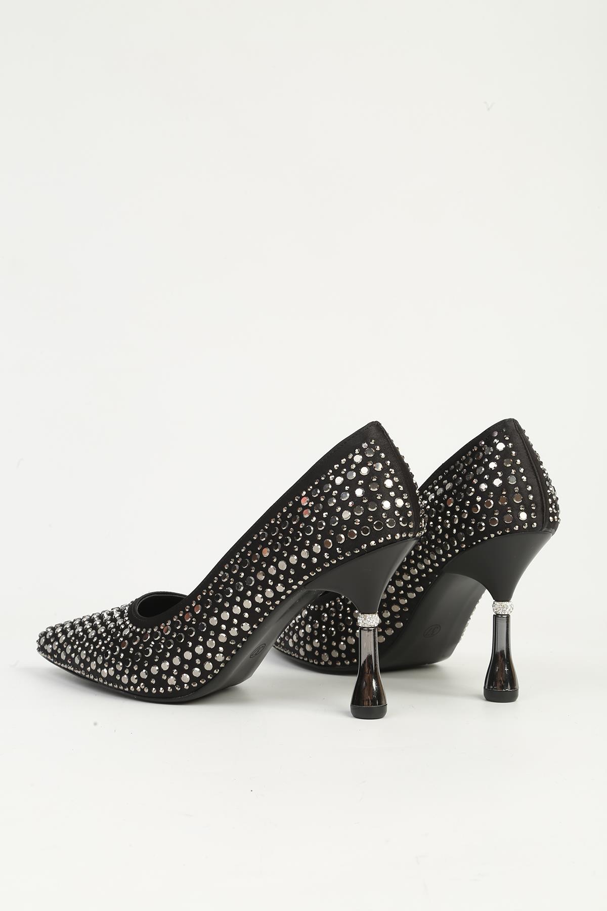 SiyahTopuklu Ayakkabı PC-55020 - Görsel 4