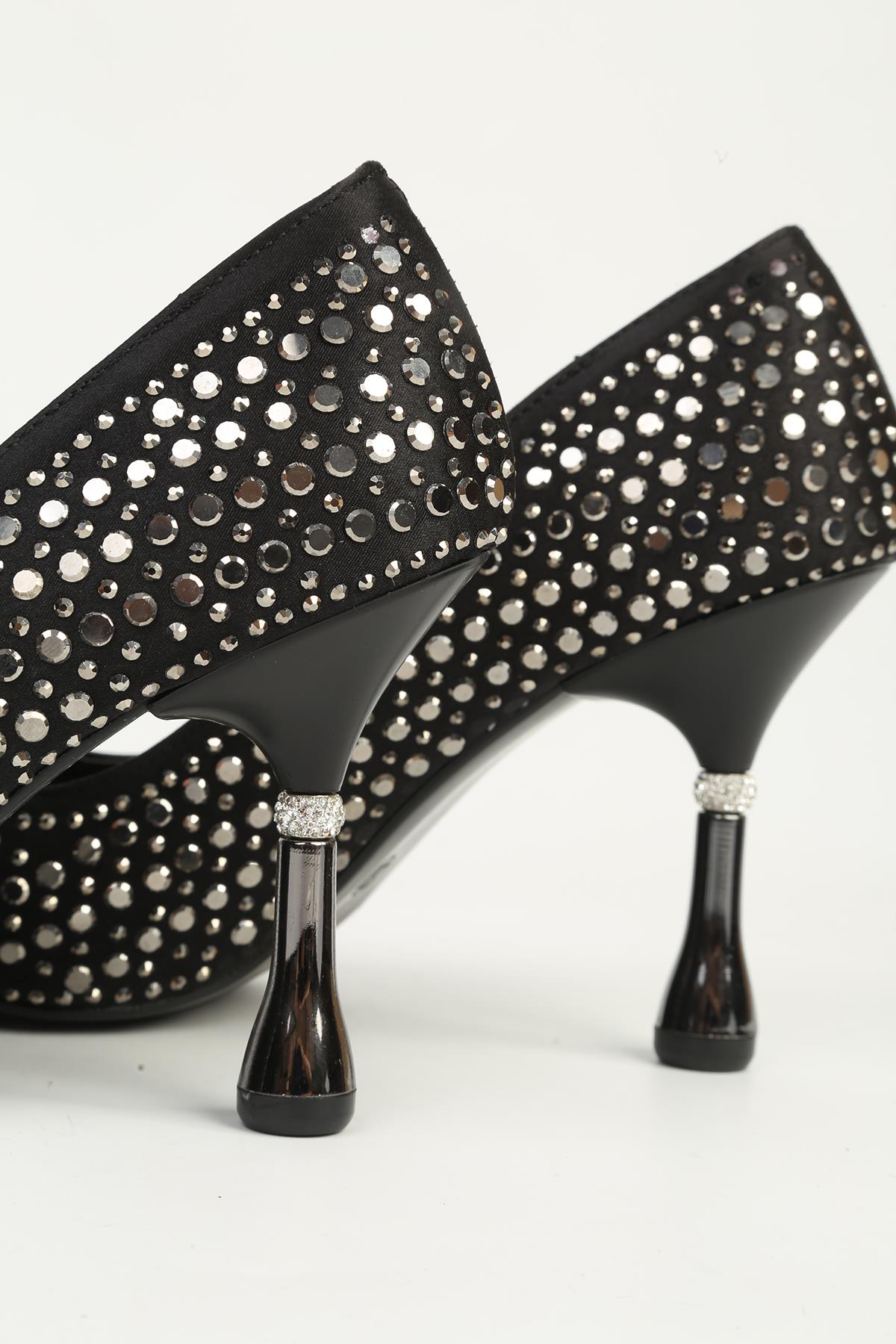 SiyahTopuklu Ayakkabı PC-55020 - Görsel 5