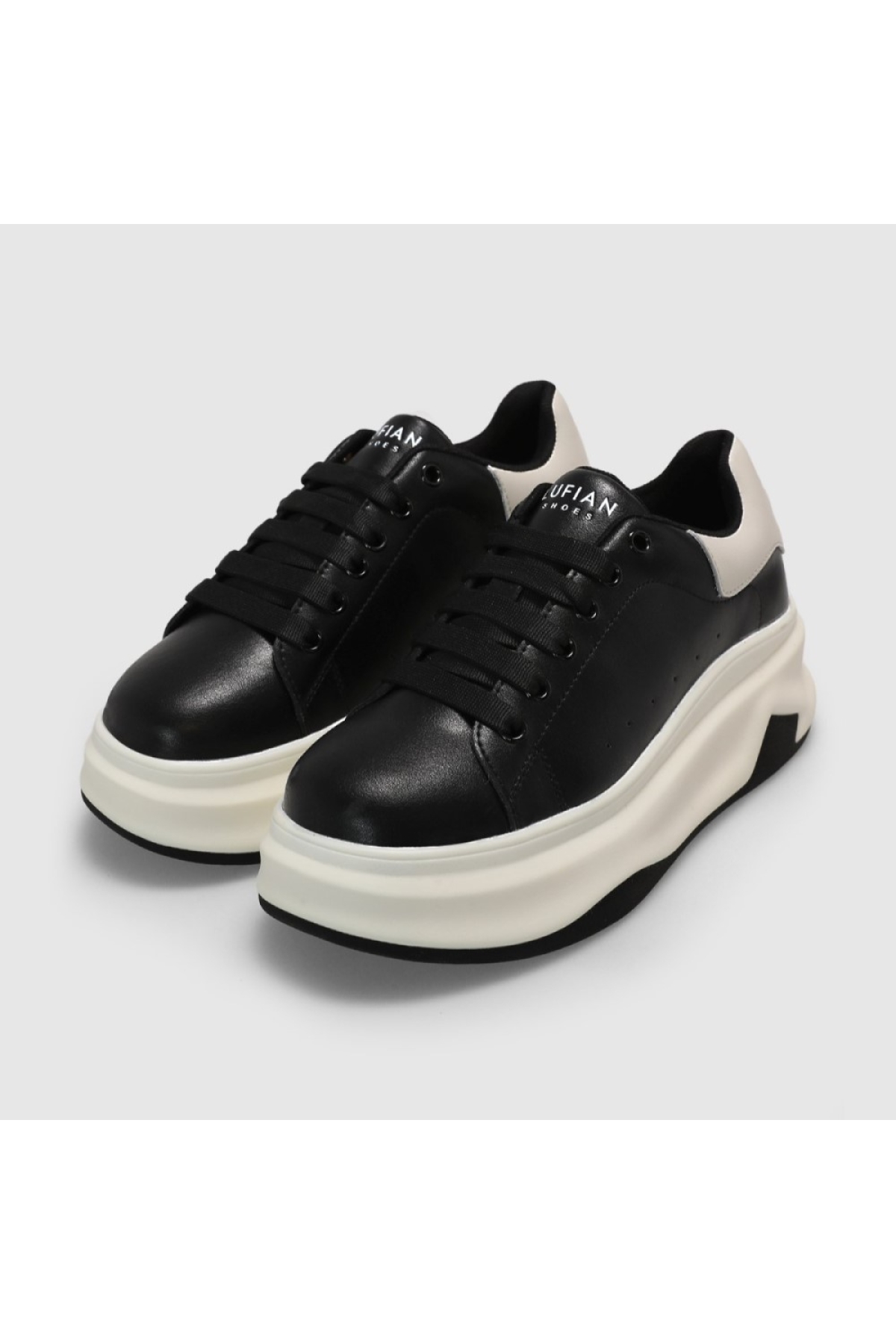 Lufıan Aprıl Siyah Deri Unisex Spor Ayakkabı 121230028 - Görsel 3