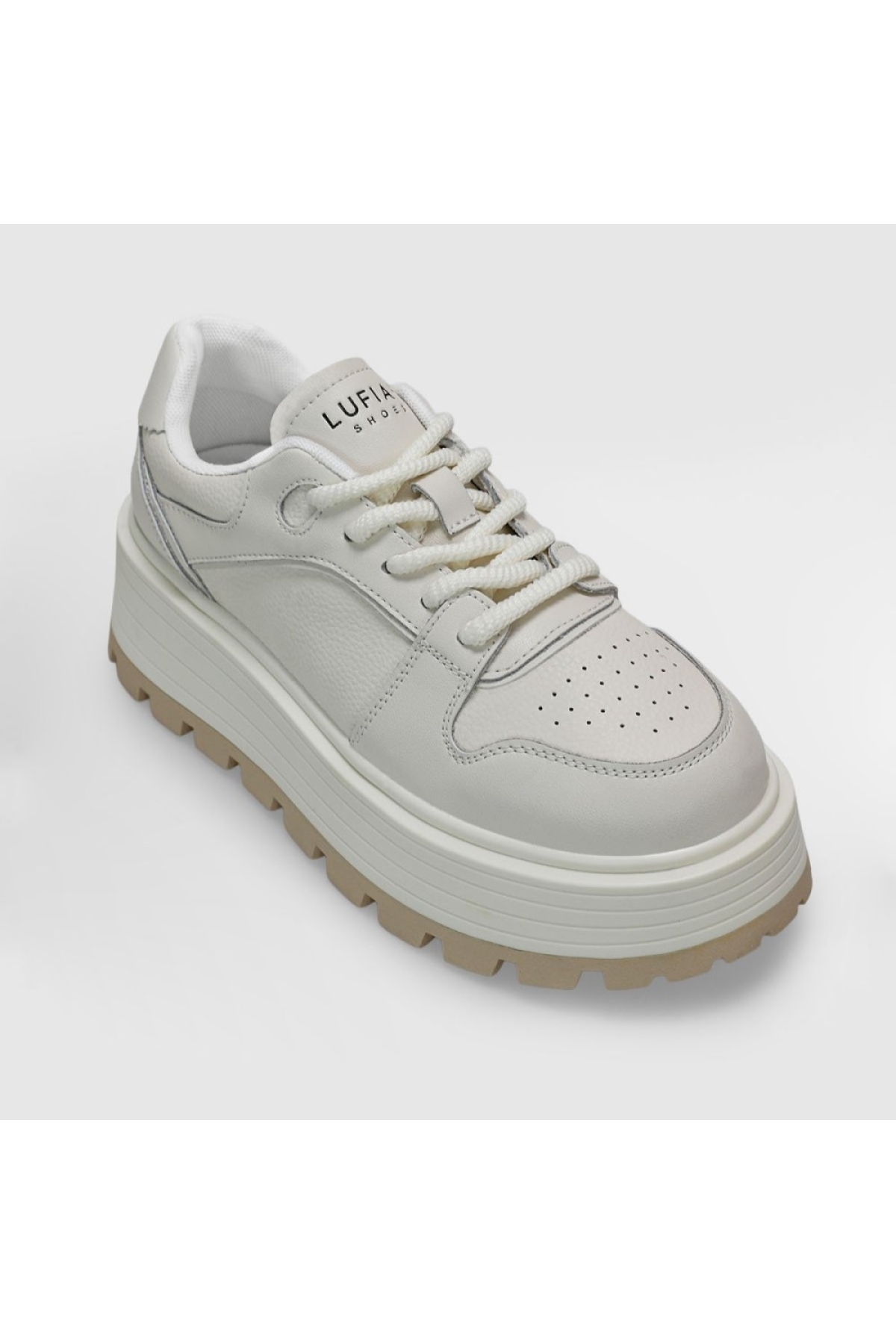 Lufıan Alıce Beyaz Deri Unisex Spor Ayakkabı 121230026 - Görsel 3