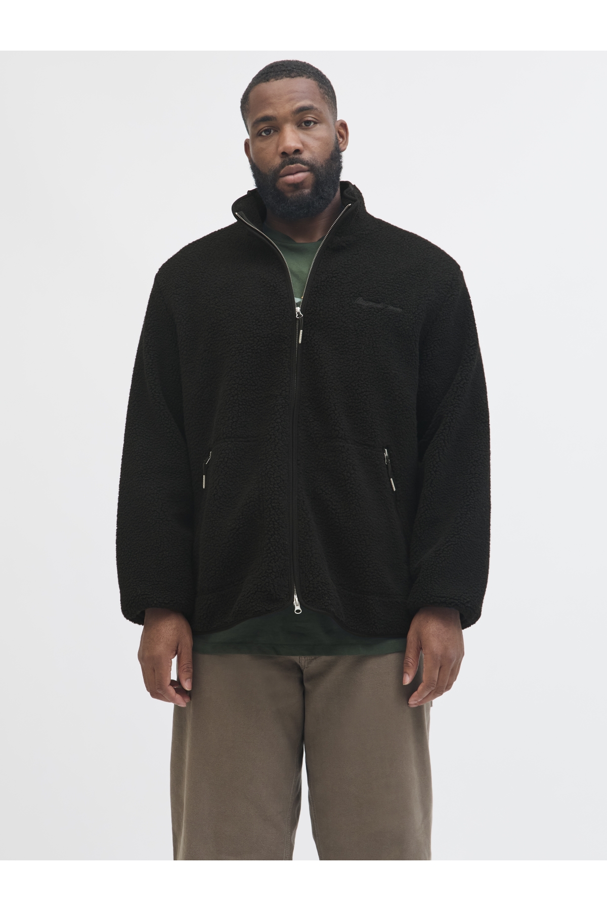JACK & JONES Jornorrebro Wool Blend Mac Coat, Marrone