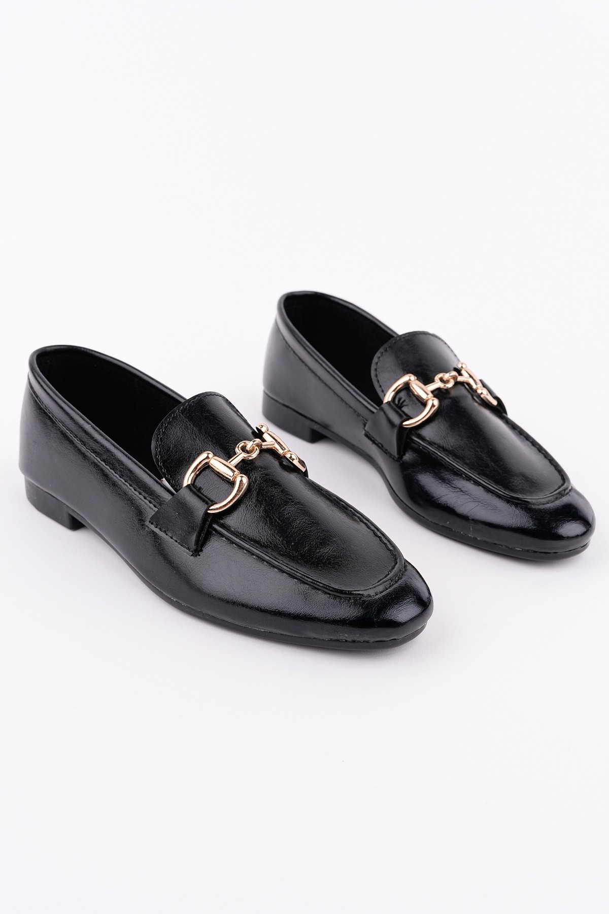 STRİDE Metal Tokalı Kadın Günlük Loafer Ayakkabı - Görsel 5