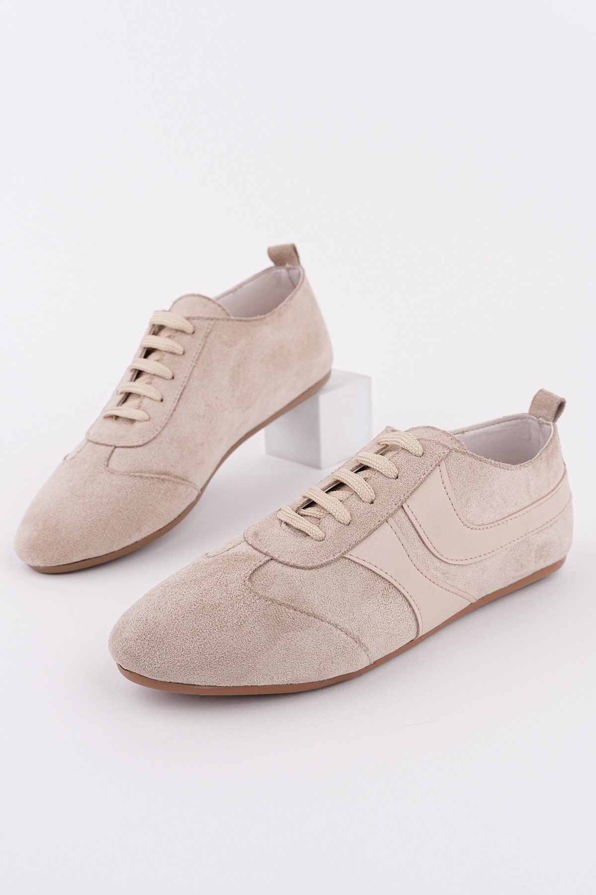 VİBE Bağcıklı Günlük Kadın Sneaker Spor Ayakkabı - Görsel 5