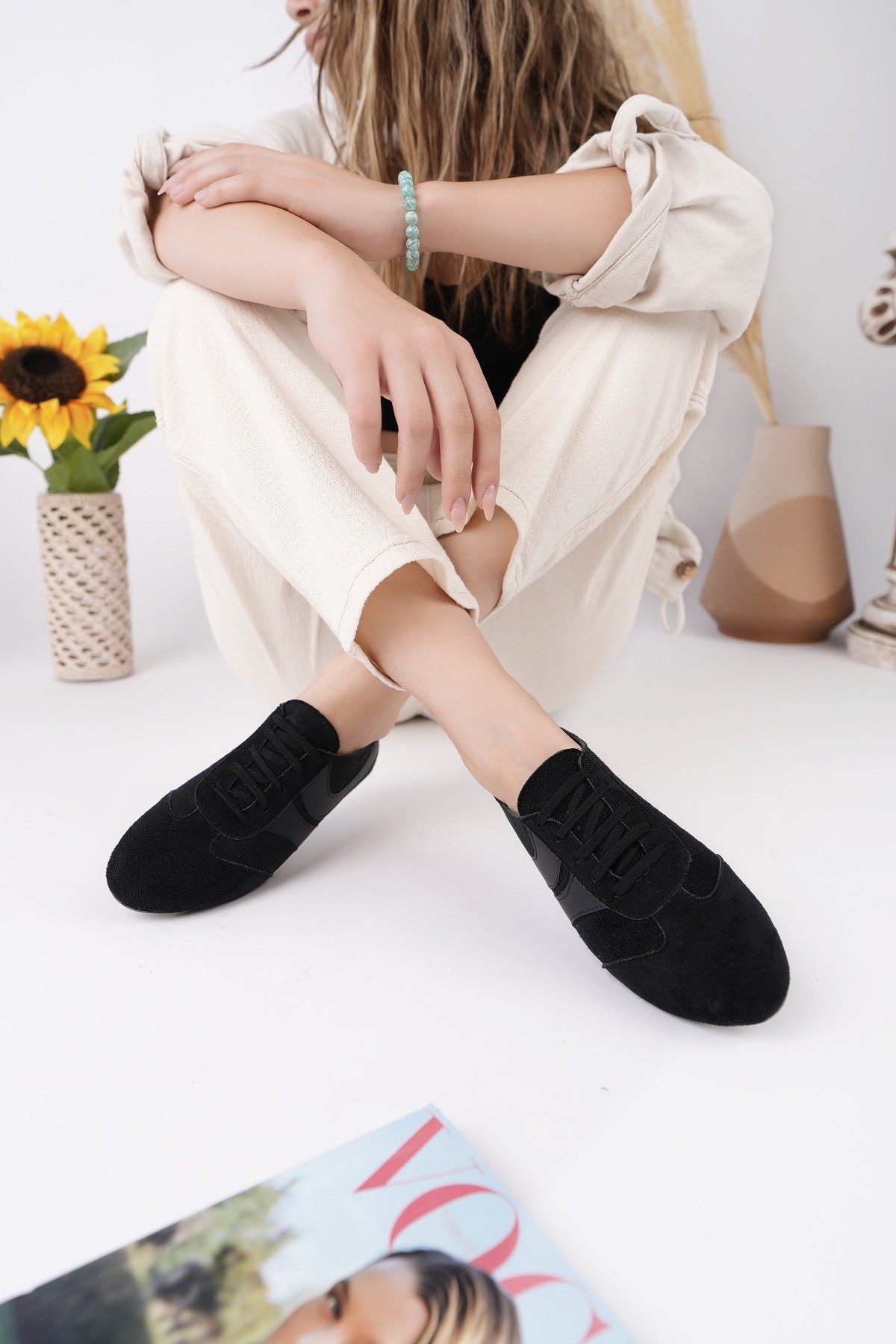 VİBE Bağcıklı Günlük Kadın Sneaker Spor Ayakkabı - Görsel 7