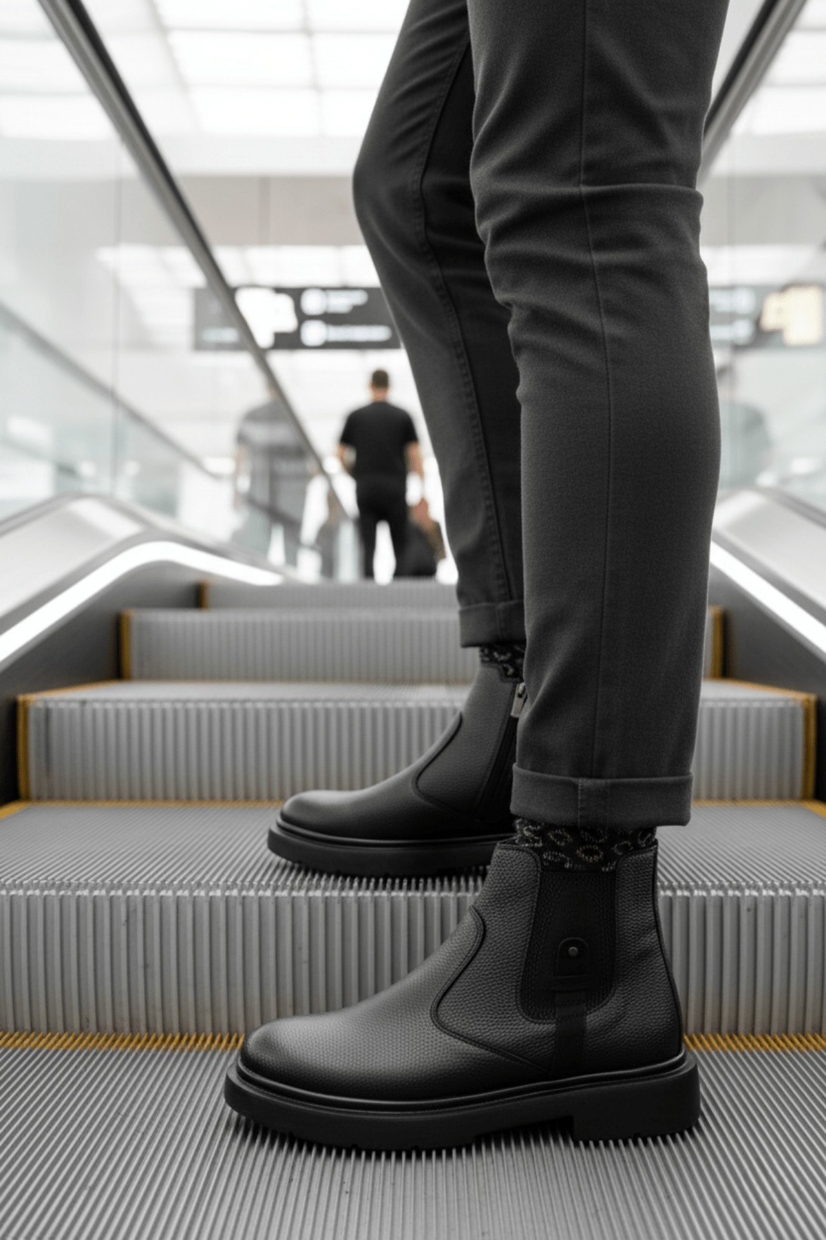 GERALT Fermuarlı İçi Kürklü Erkek Kışlık Bot - Görsel 5