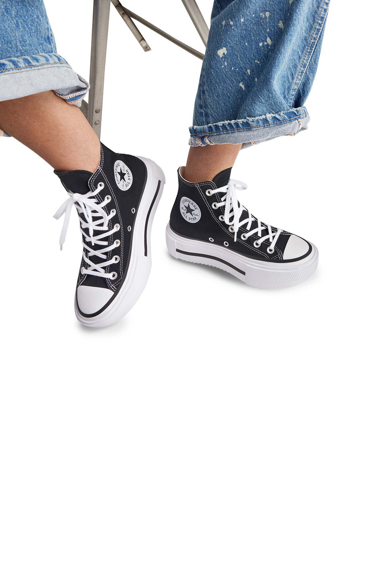 Converse CHUCK TAYLOR ALL STAR LIF Siyah Kadın High Sneaker - Görsel 3