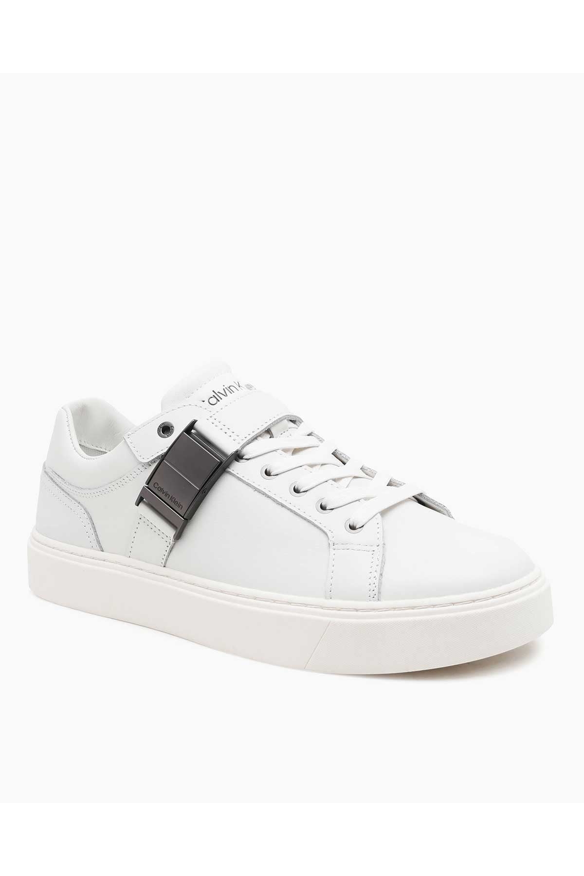 Low Top Lace Up W/ Iconic Plaque Erkek Sneaker - Görsel 3