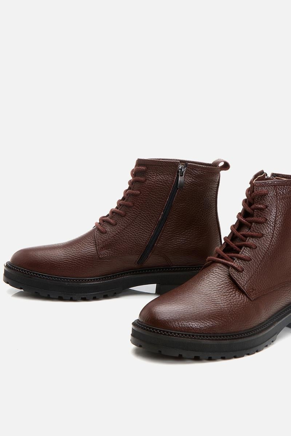 Hakiki Deri Kahve Erkek Günlük Bot - Görsel 4