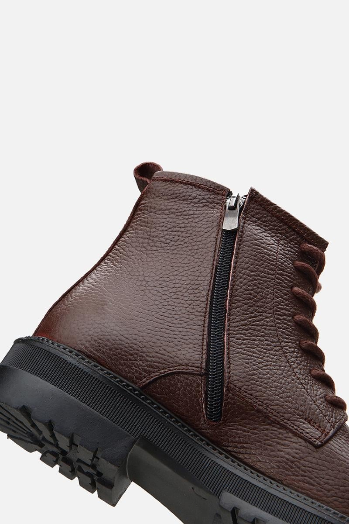 Hakiki Deri Kahve Erkek Günlük Bot - Görsel 7