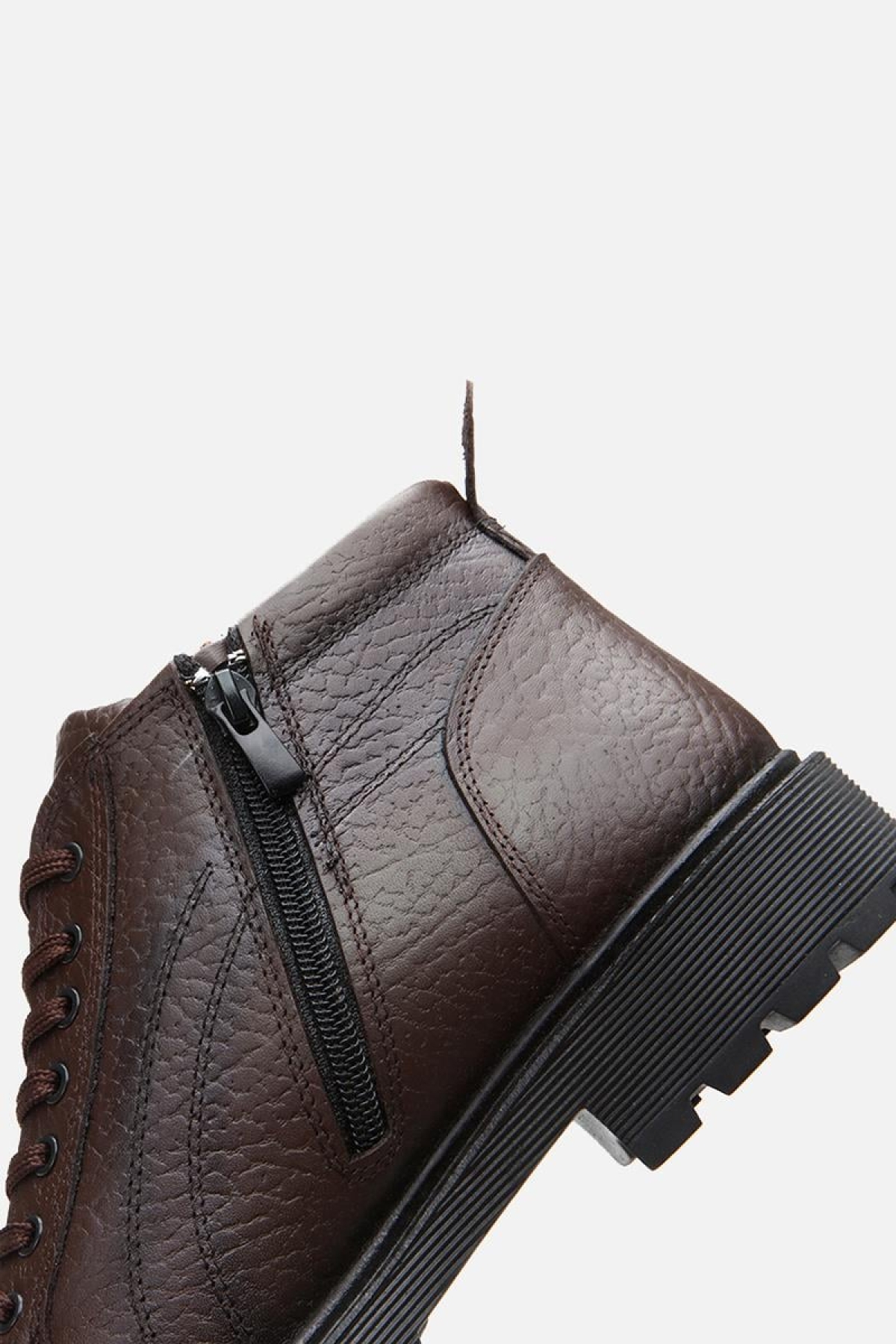 Hakiki Deri Kahve Erkek Günlük Bot - Görsel 6
