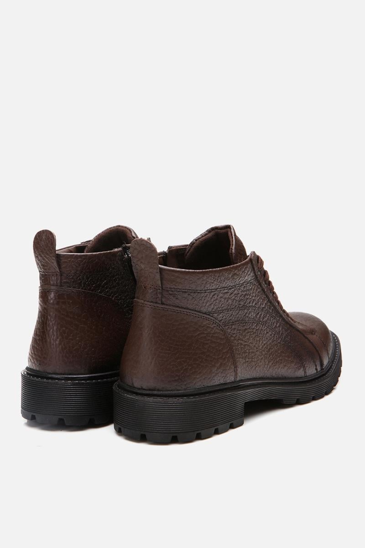 Hakiki Deri Kahve Erkek Günlük Bot - Görsel 7