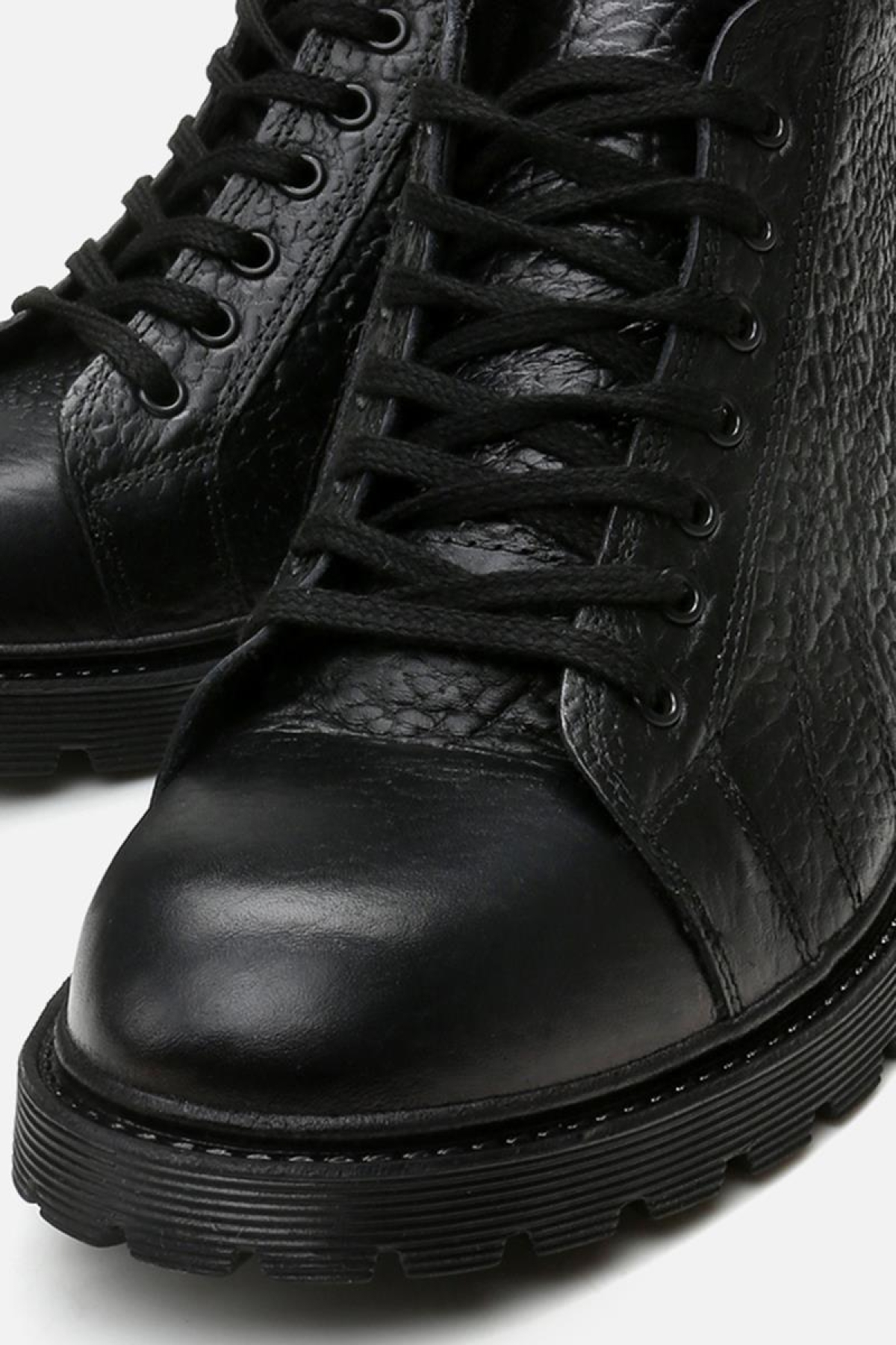 Hakiki Deri Siyah Erkek Günlük Bot - Görsel 4