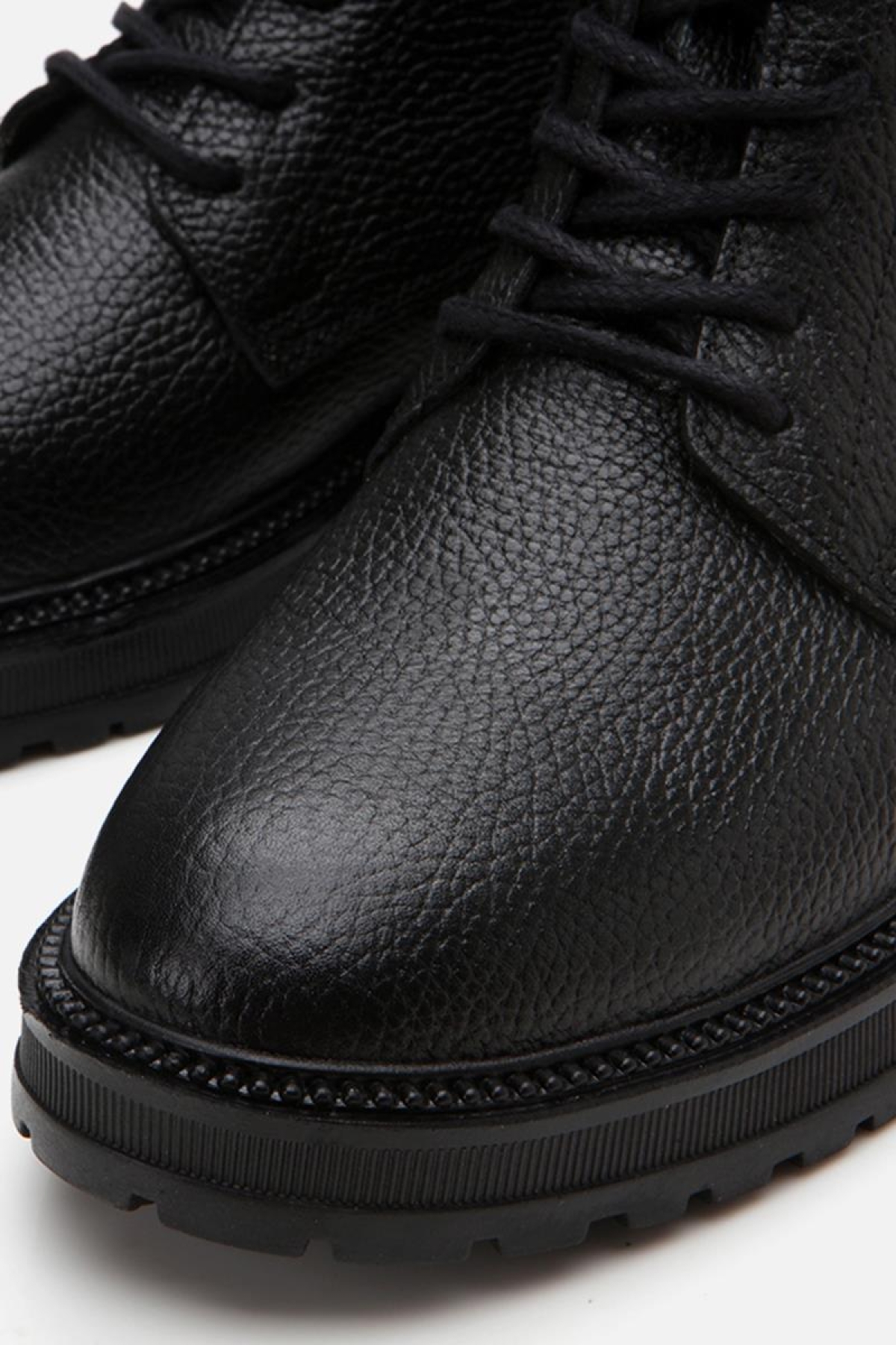 Hakiki Deri Siyah Erkek Günlük Bot - Görsel 5