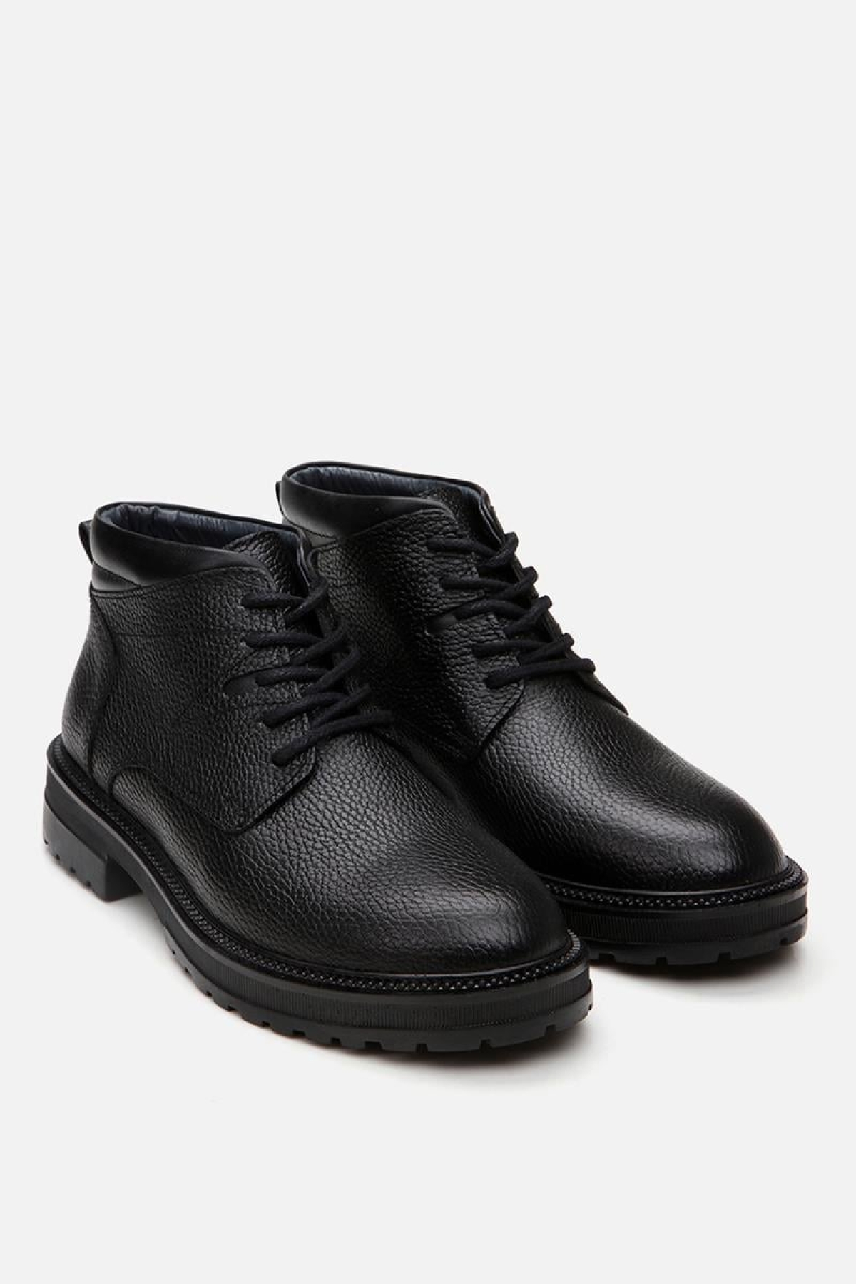 Hakiki Deri Siyah Erkek Günlük Bot - Görsel 3
