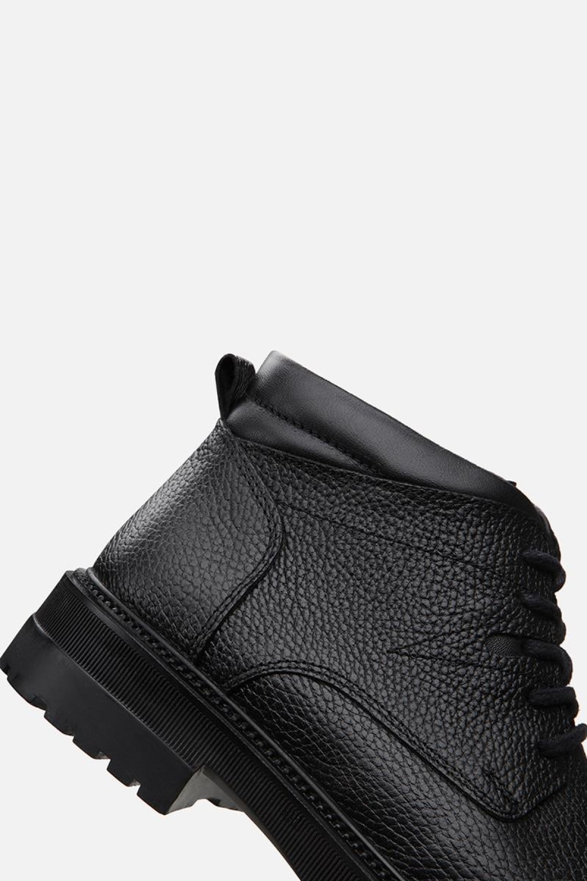 Hakiki Deri Siyah Erkek Günlük Bot - Görsel 7