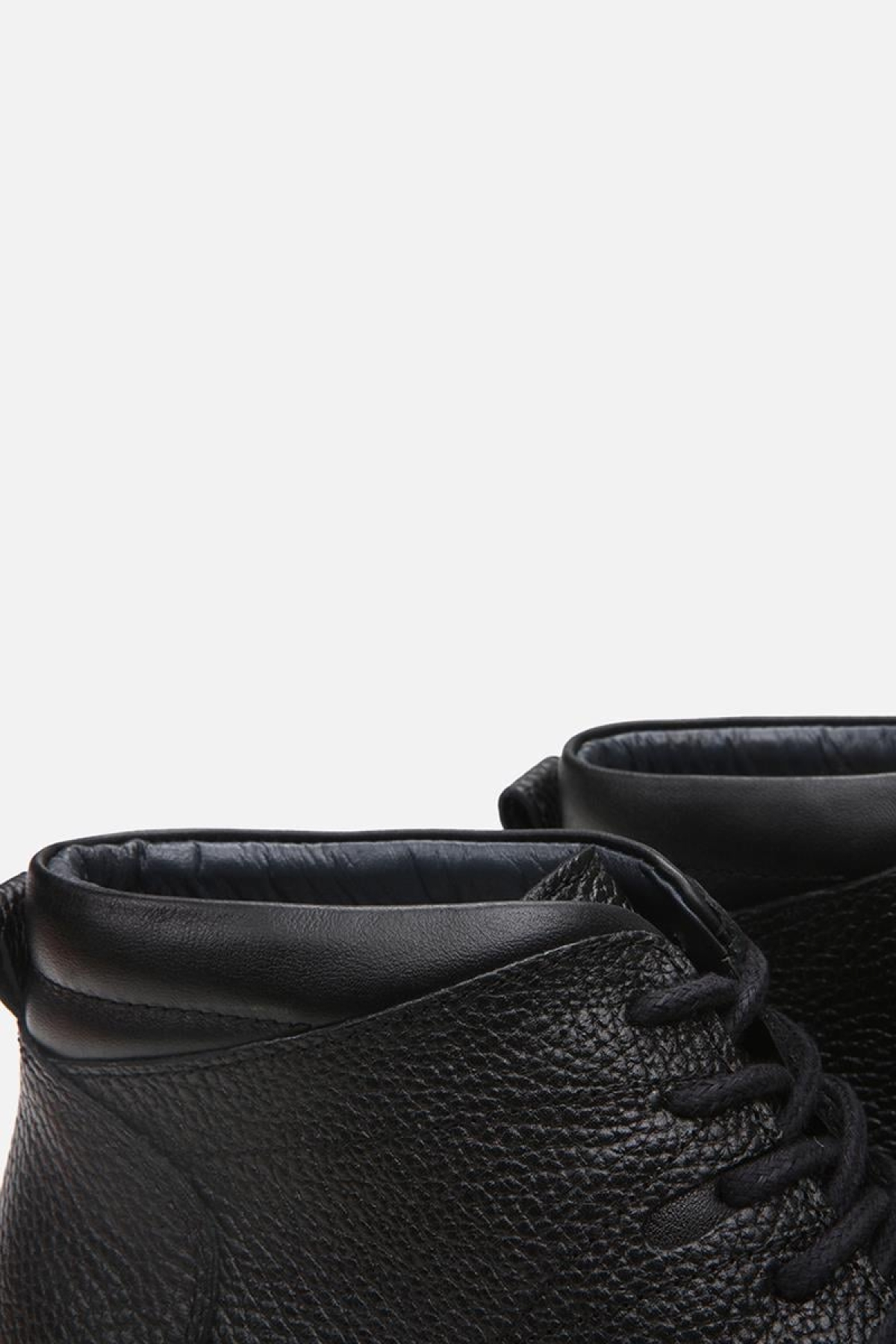 Hakiki Deri Siyah Erkek Günlük Bot - Görsel 8